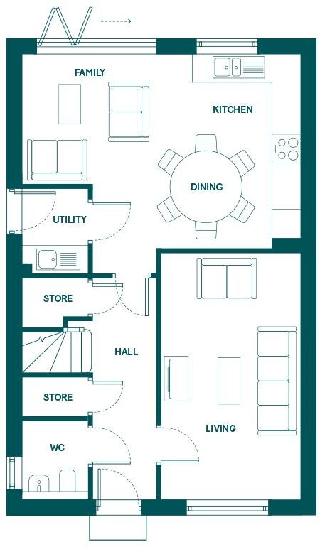 The Pastures, Hambleton, North Yorkshire (Inkerman)  floorplan