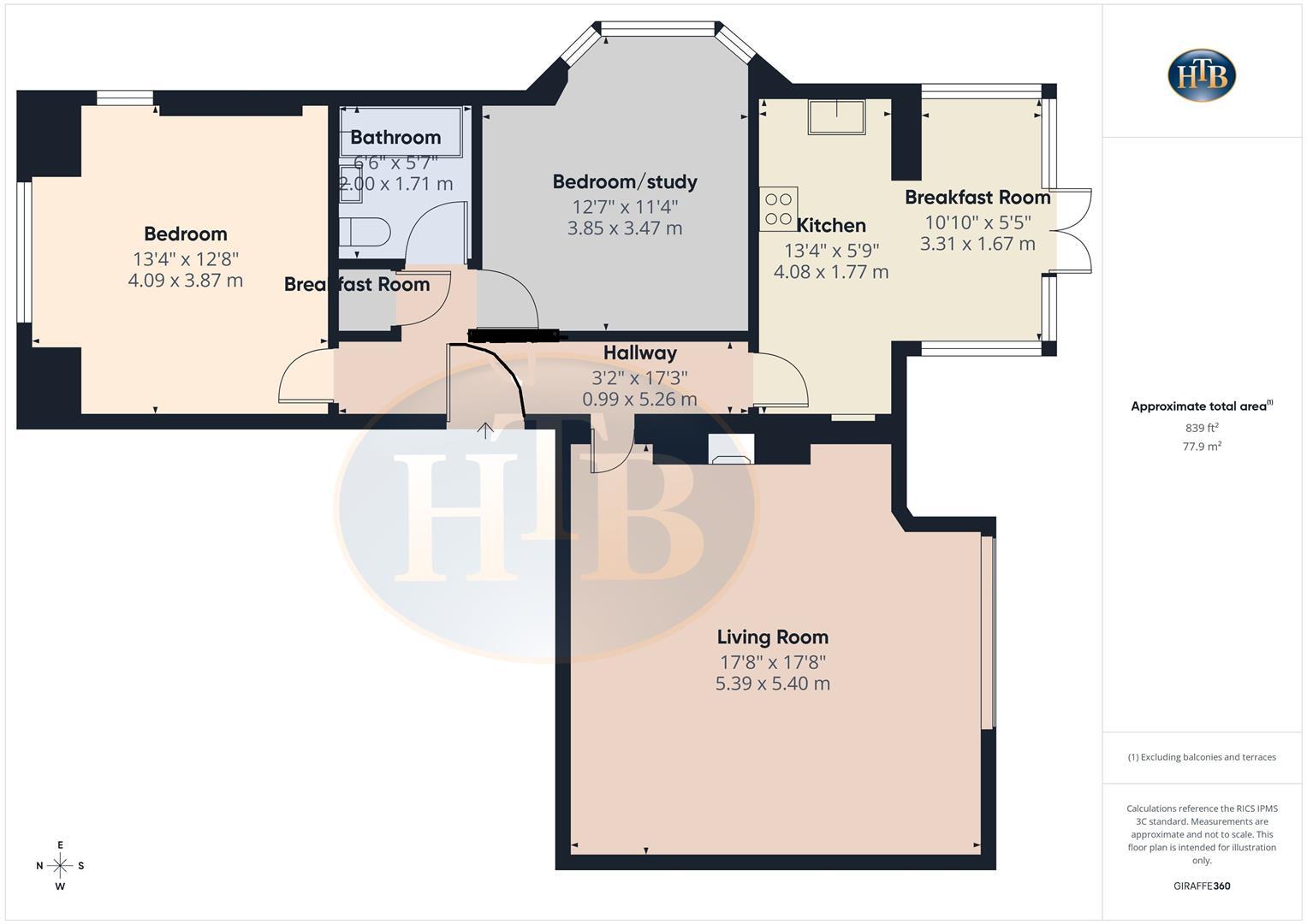 Beauchamp Road, East Molesey floorplan