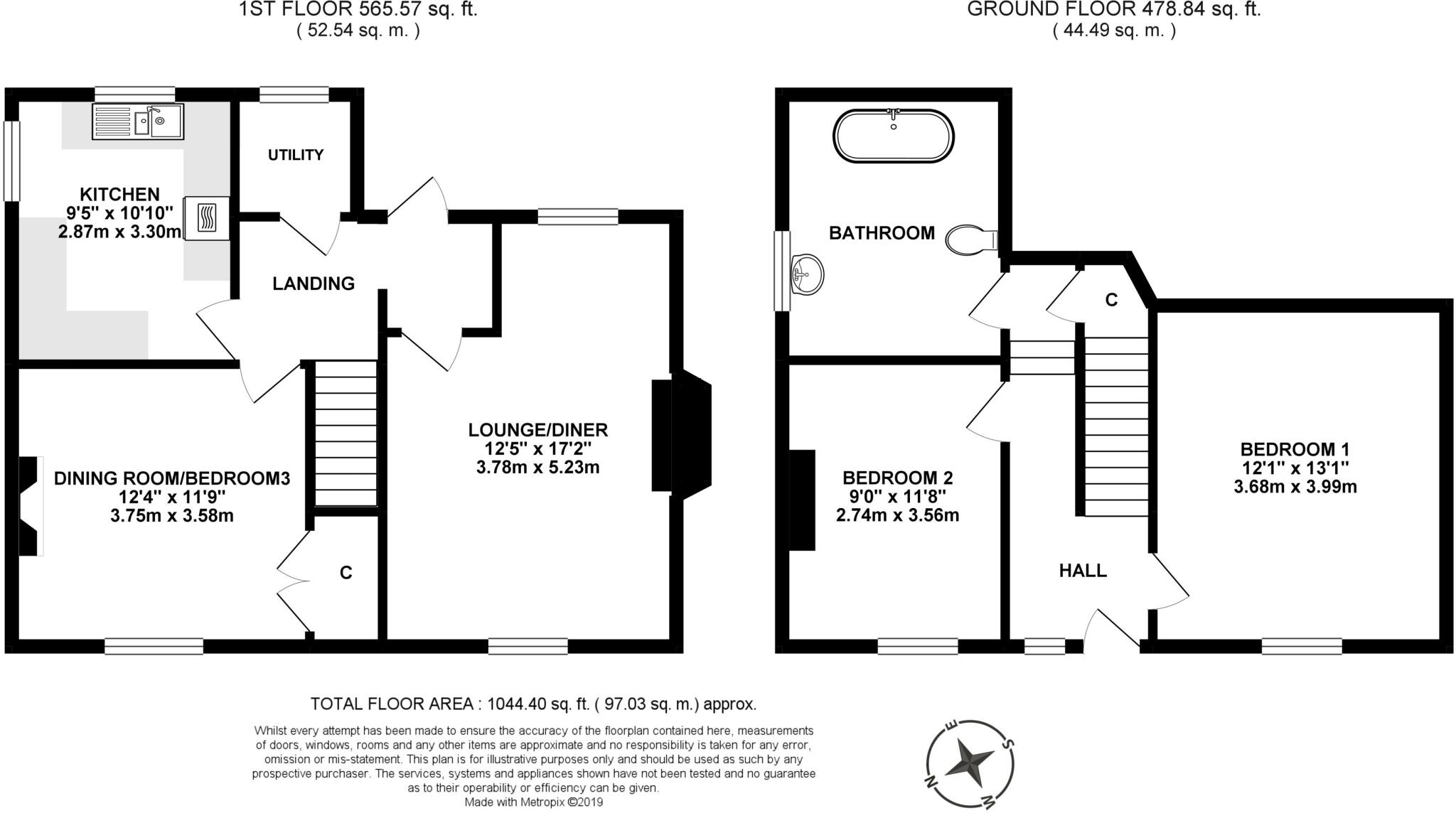 Whitehill, Bradford On Avon floorplan