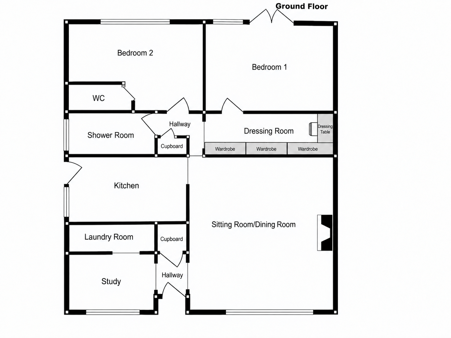 Solway, Hailsham, East Sussex, BN27 floorplan