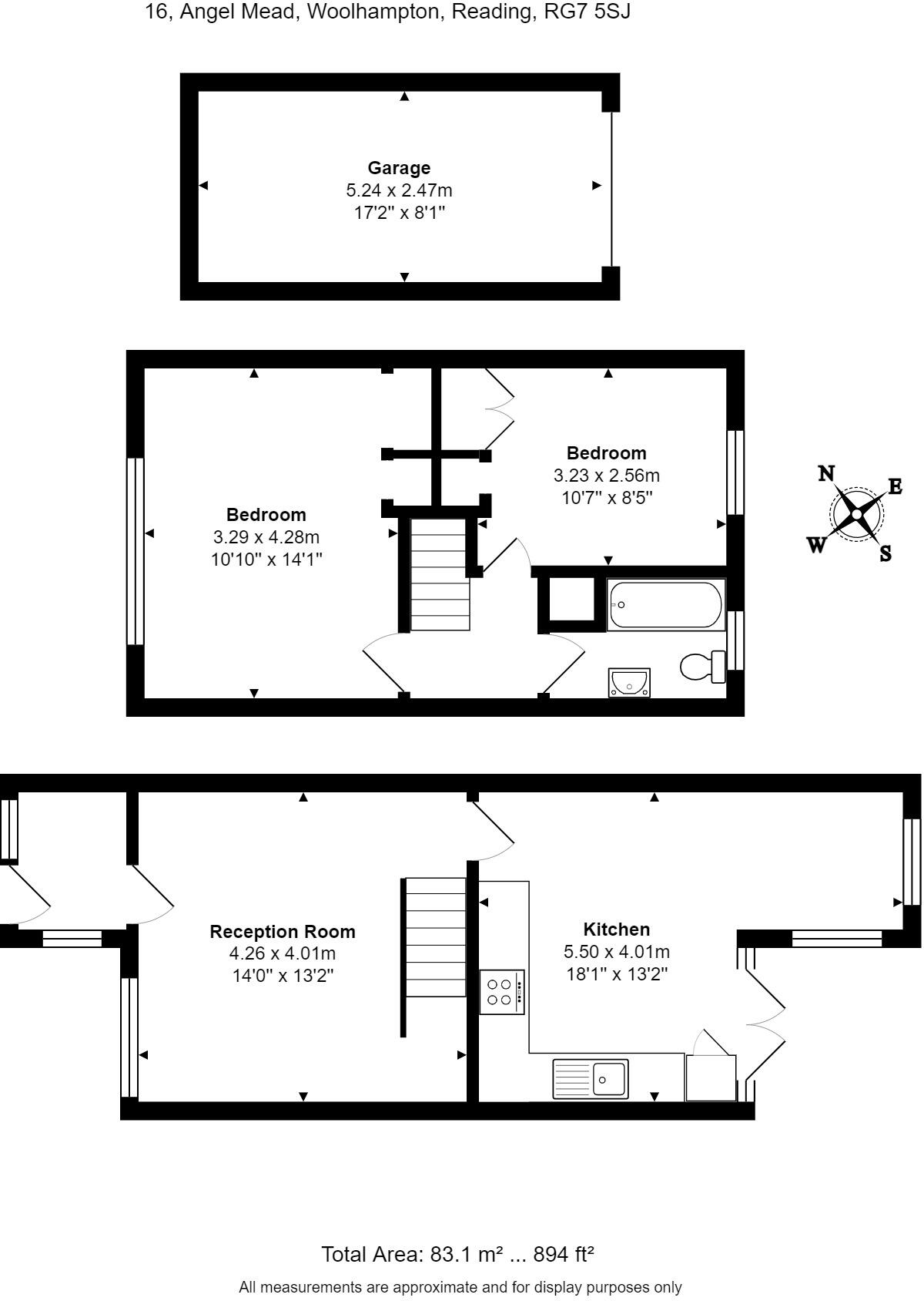 Angel Mead, Woolhampton, Reading, Berkshire, RG7 floorplan