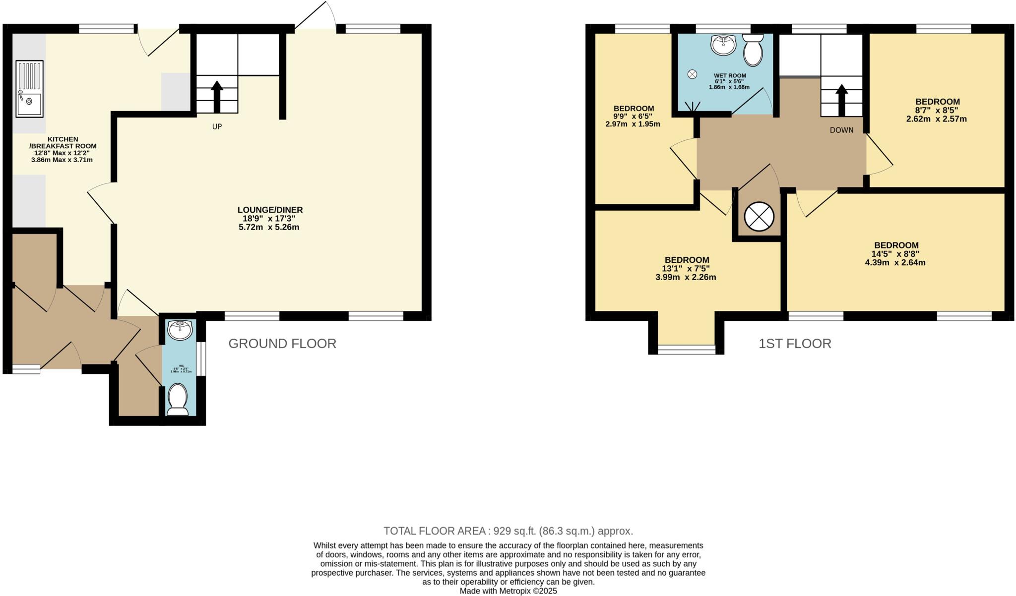 Homestead, Droitwich Spa, Worcestershire, WR9 floorplan