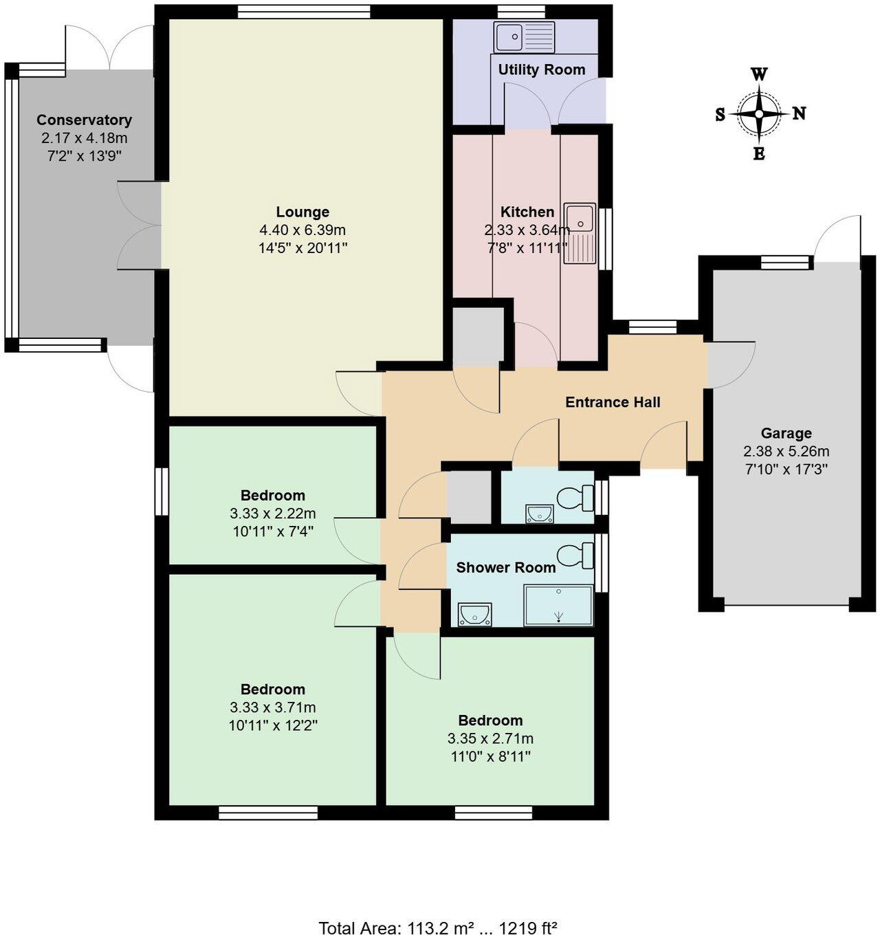 6, Grange View,Westleton,Saxmundham,IP17 3EJ floorplan