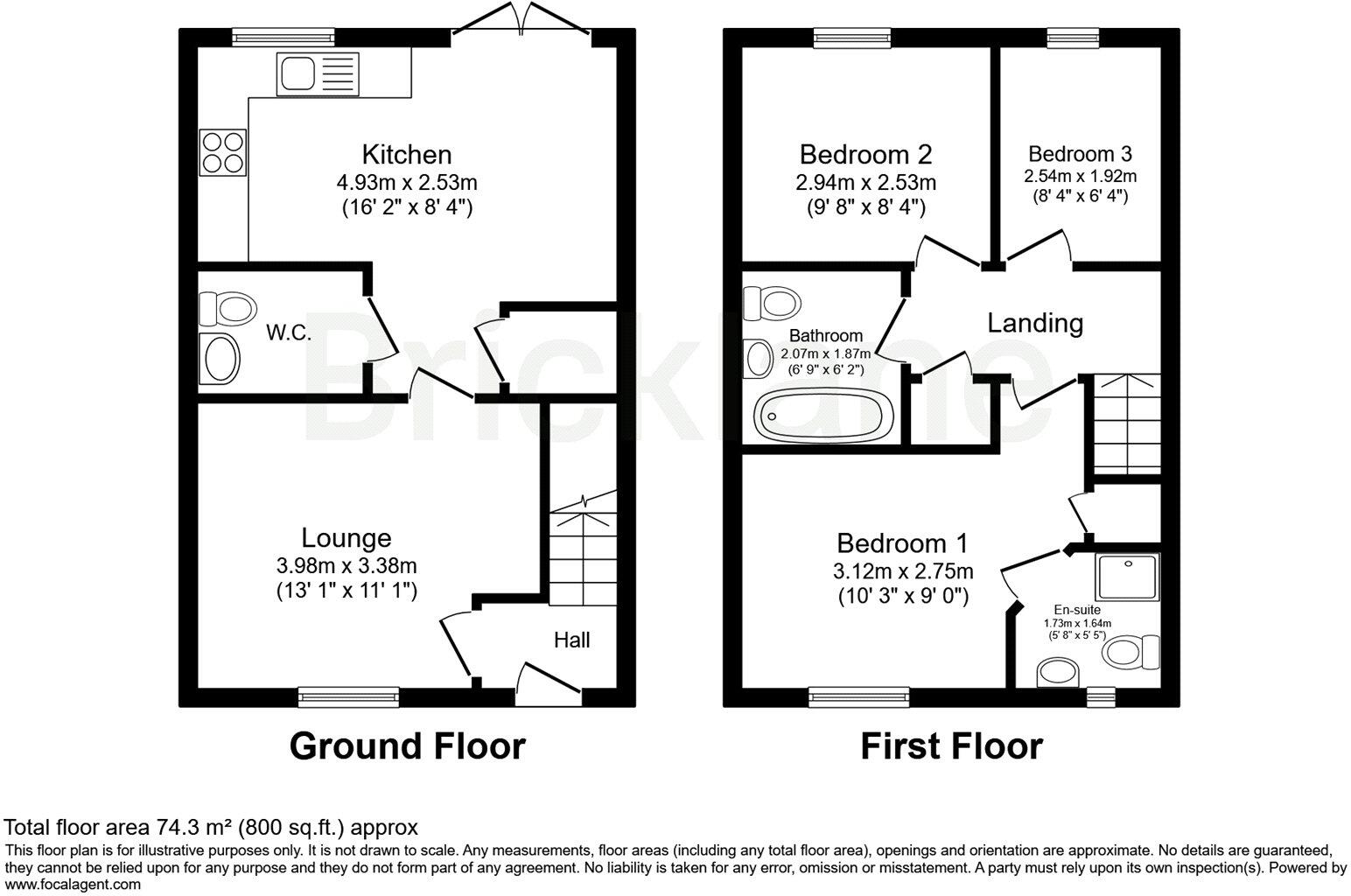 Funnell Drive, Stone Cross, Pevensey, BN24 floorplan