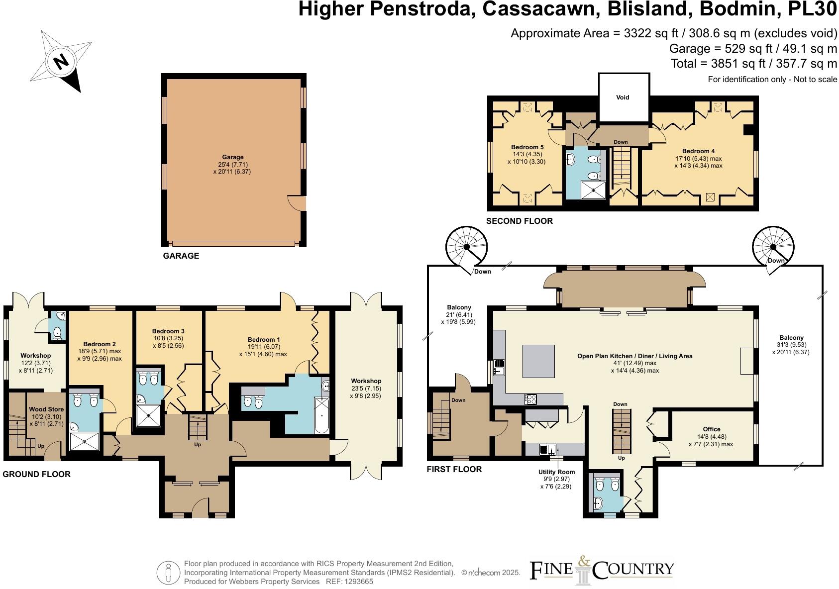Cassacawn, Blisland, Bodmin, Cornwall, PL30 floorplan