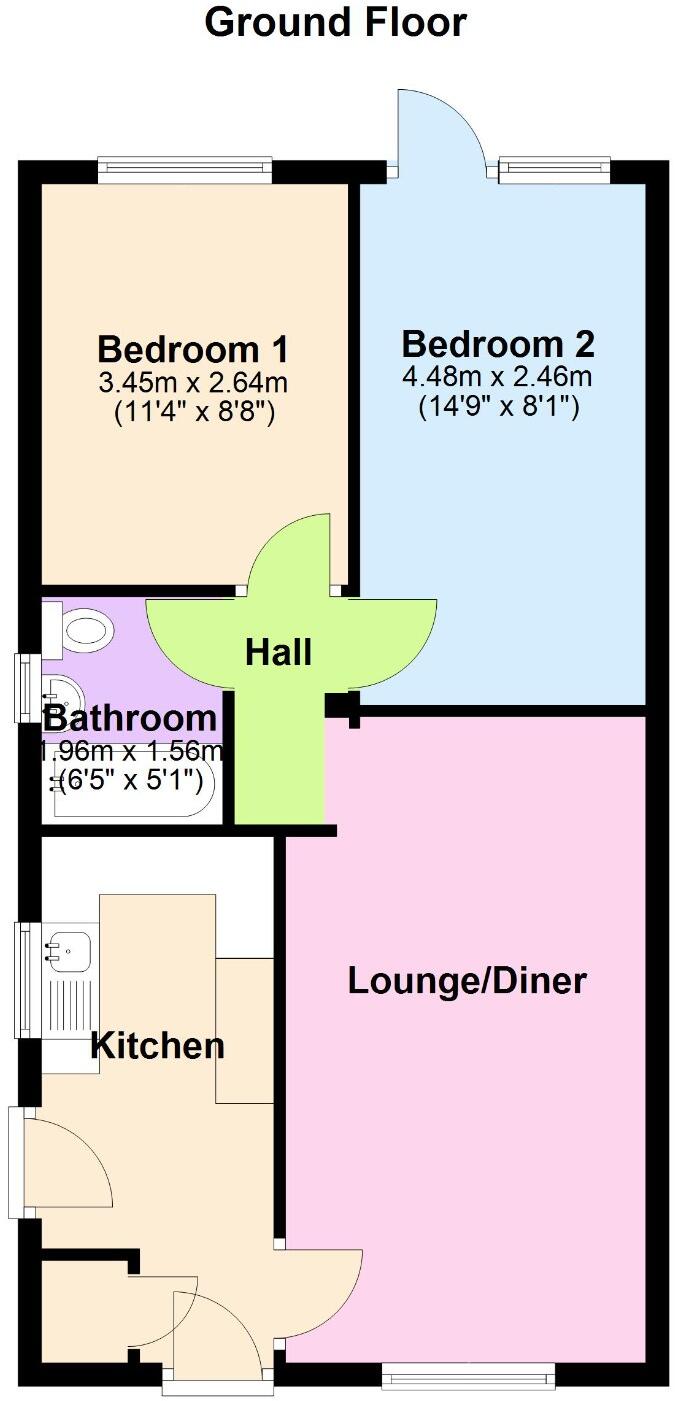Rowe Avenue, Orton Longueville, Peterborough, Cambridgeshire, PE2 floorplan