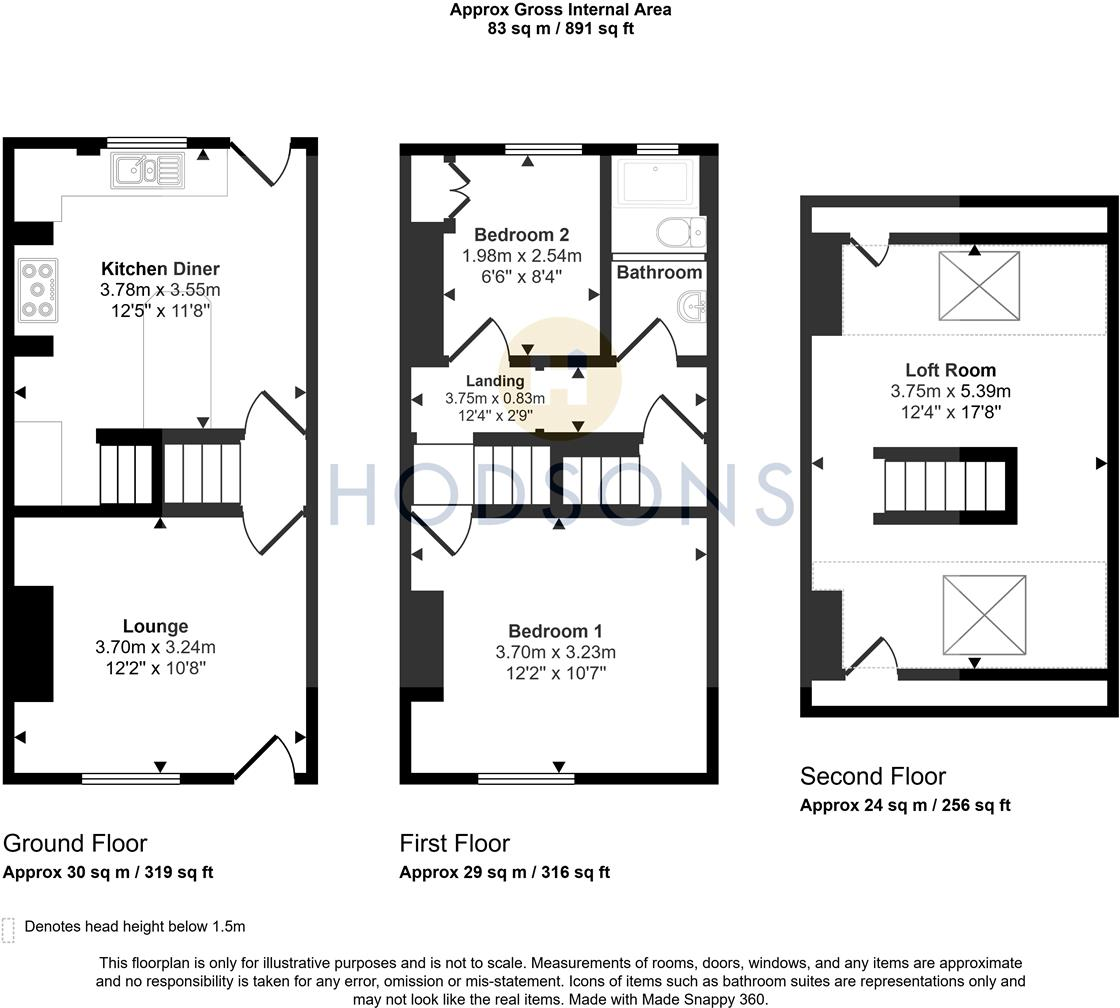 West Parade, Rothwell floorplan