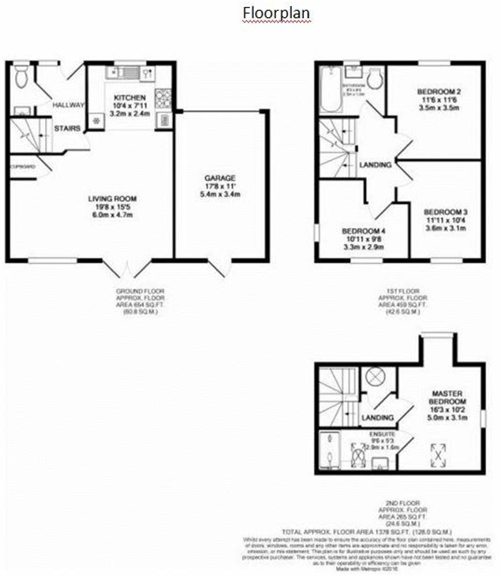 Saxon Way, Kingsteignton, TQ12 floorplan