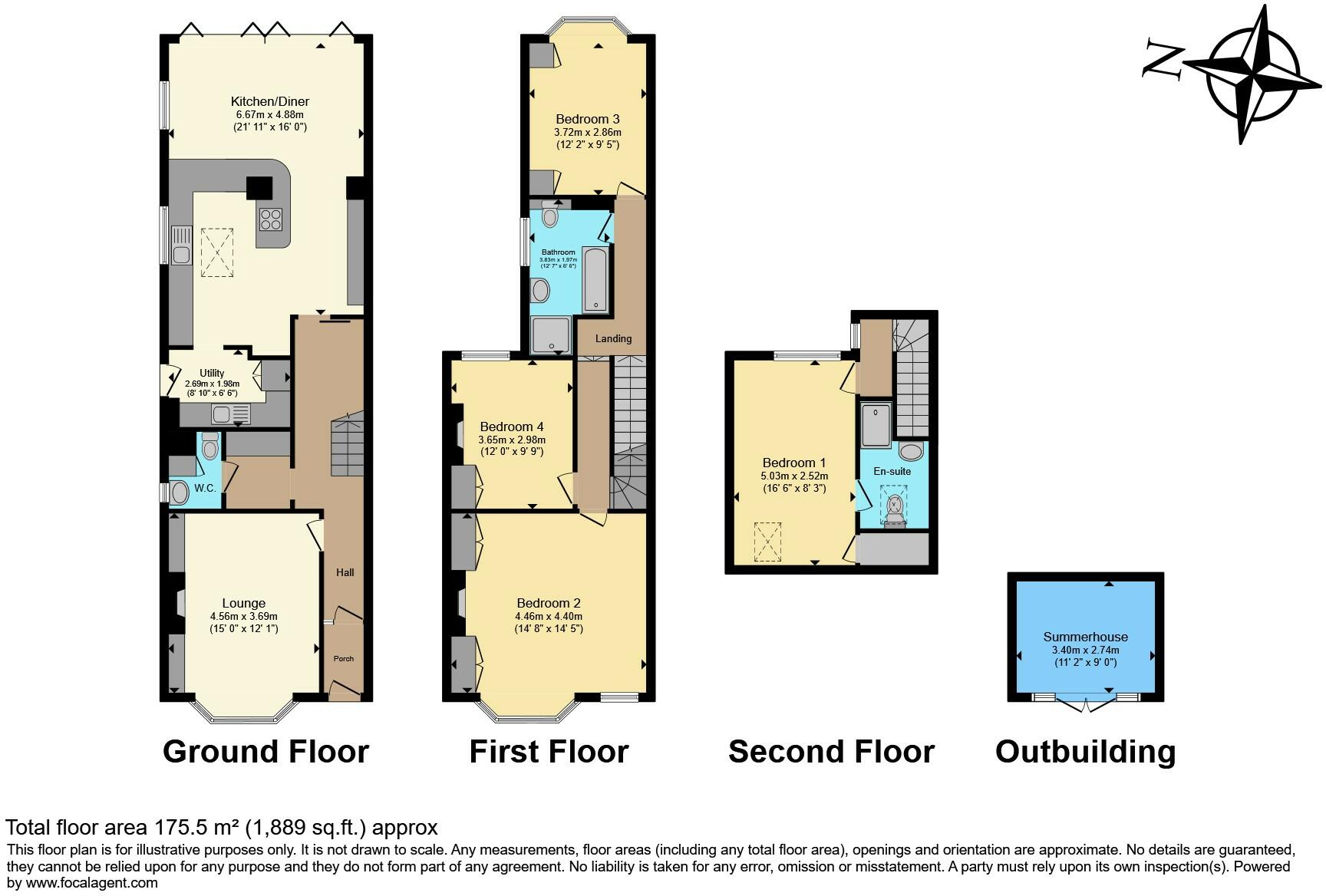 St. Johns Road, Exmouth, EX8 floorplan