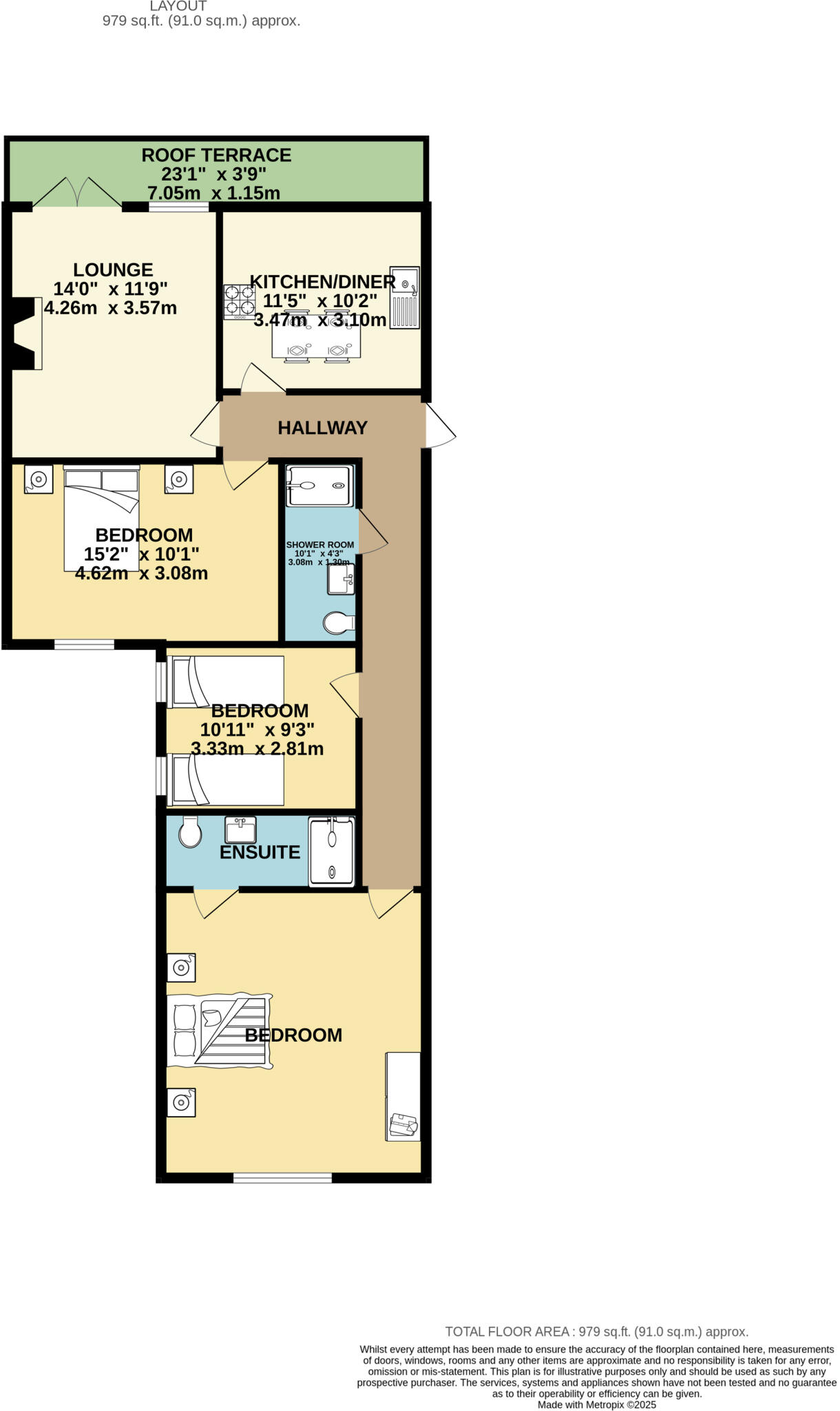 South Marine Drive, Bridlington, East Yorkshire, YO15 floorplan