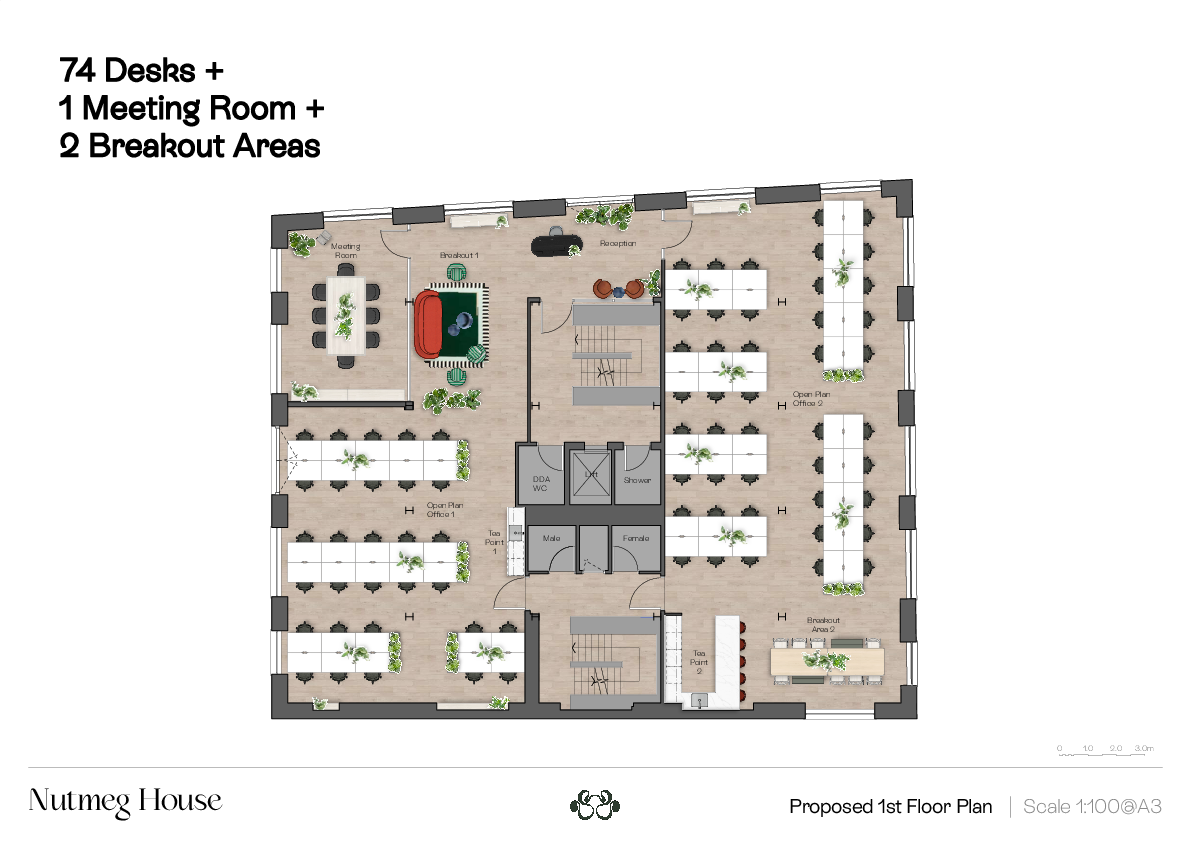 1st floor 48 desks