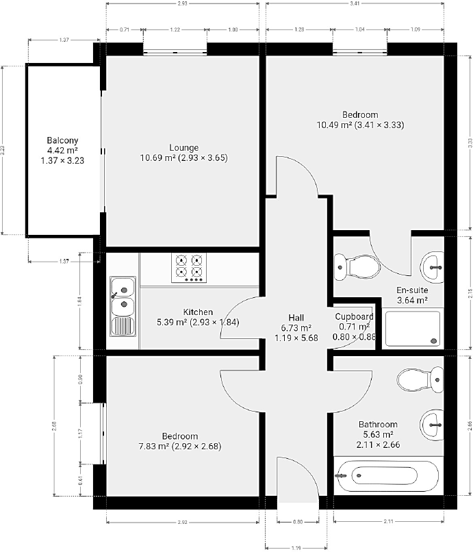 Robin Jeffrey Court, Bishop's Stortford, CM23 floorplan