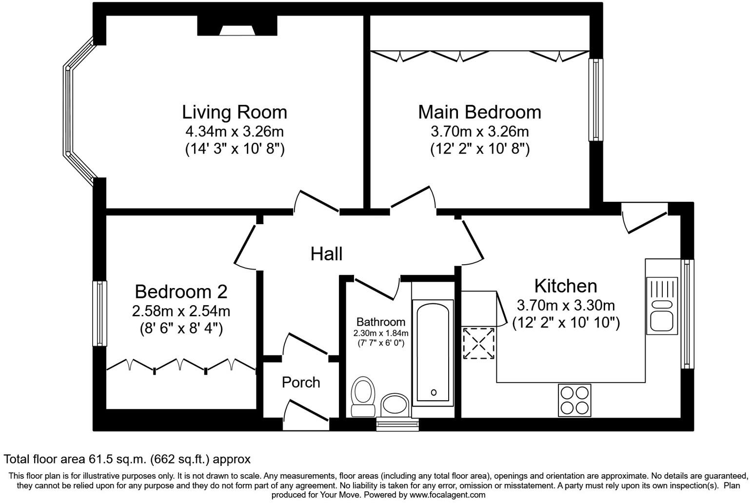 Marlfield Road, Shaw, Oldham, Greater Manchester, OL2 floorplan