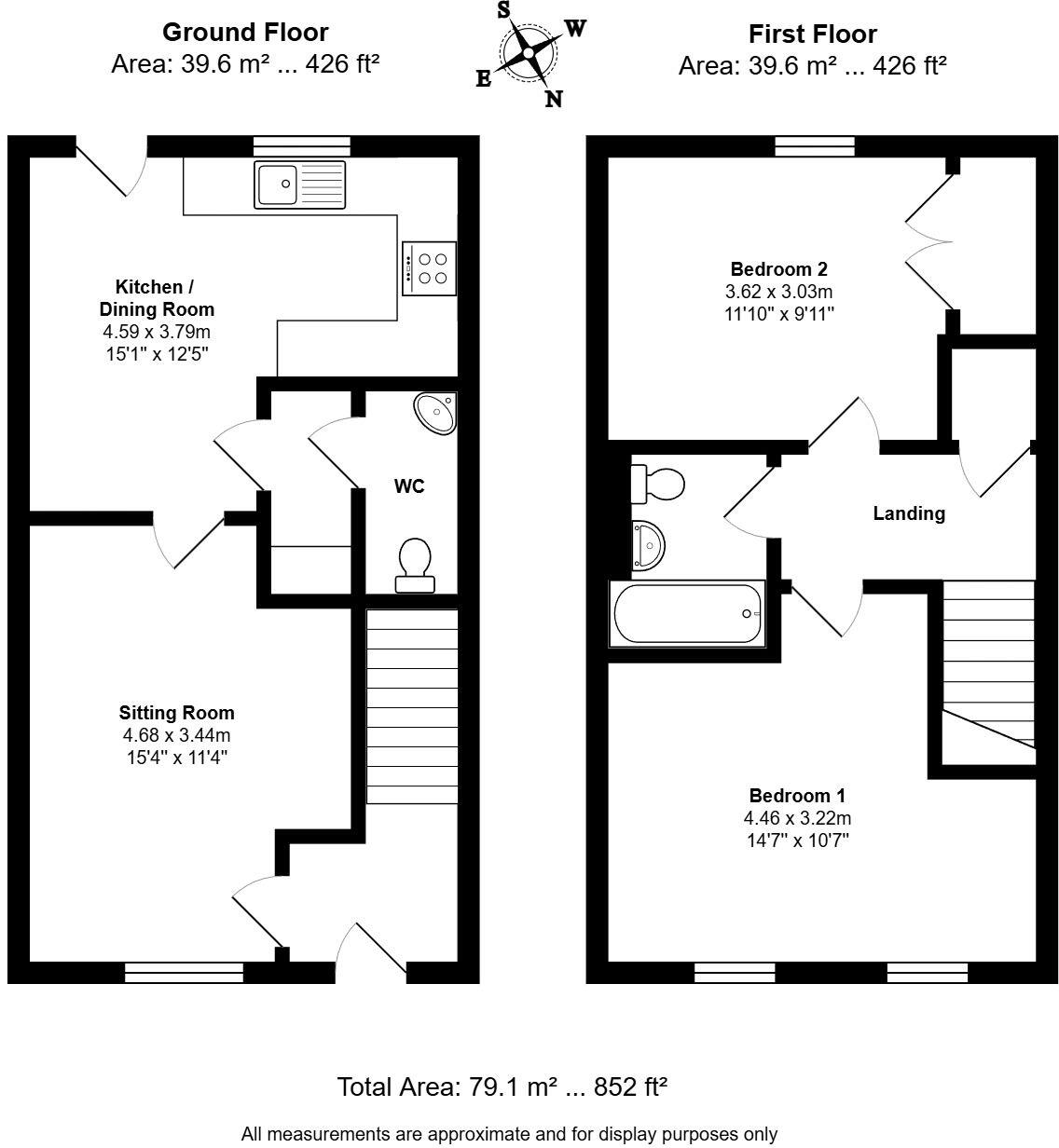 Wren Close, St. Ives, PE27 5DW floorplan