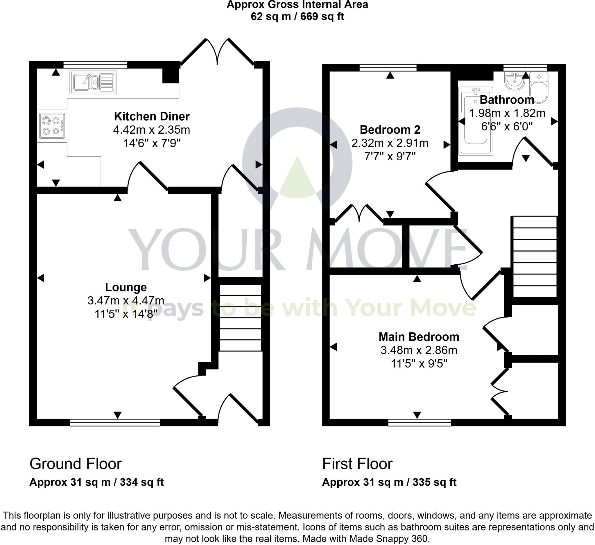 22, Stanley Gardens, Maddiston, Falkirk, Stirlingshire, FK2 floorplan