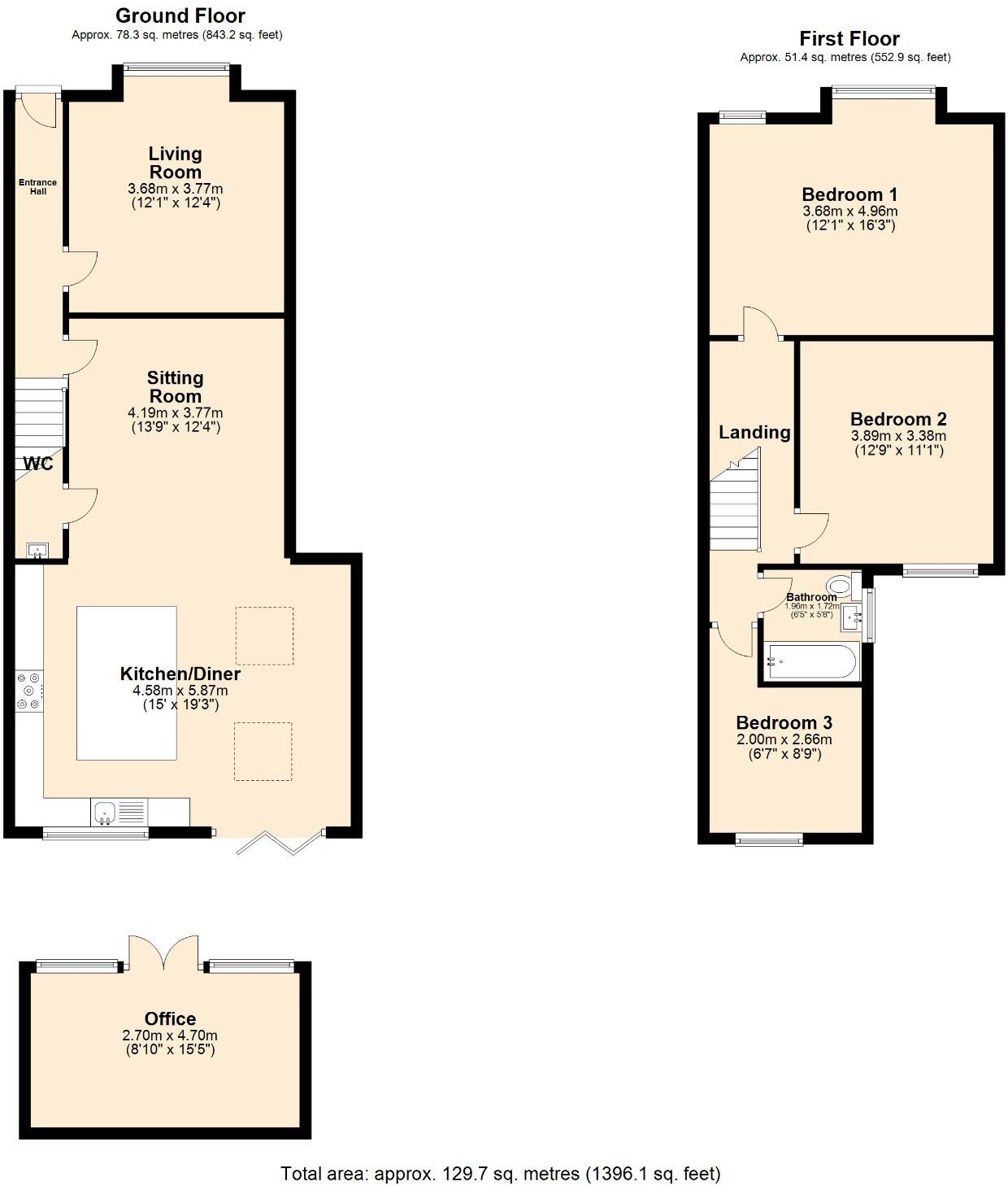 Carlton Road, Sale, Greater Manchester, M33 floorplan