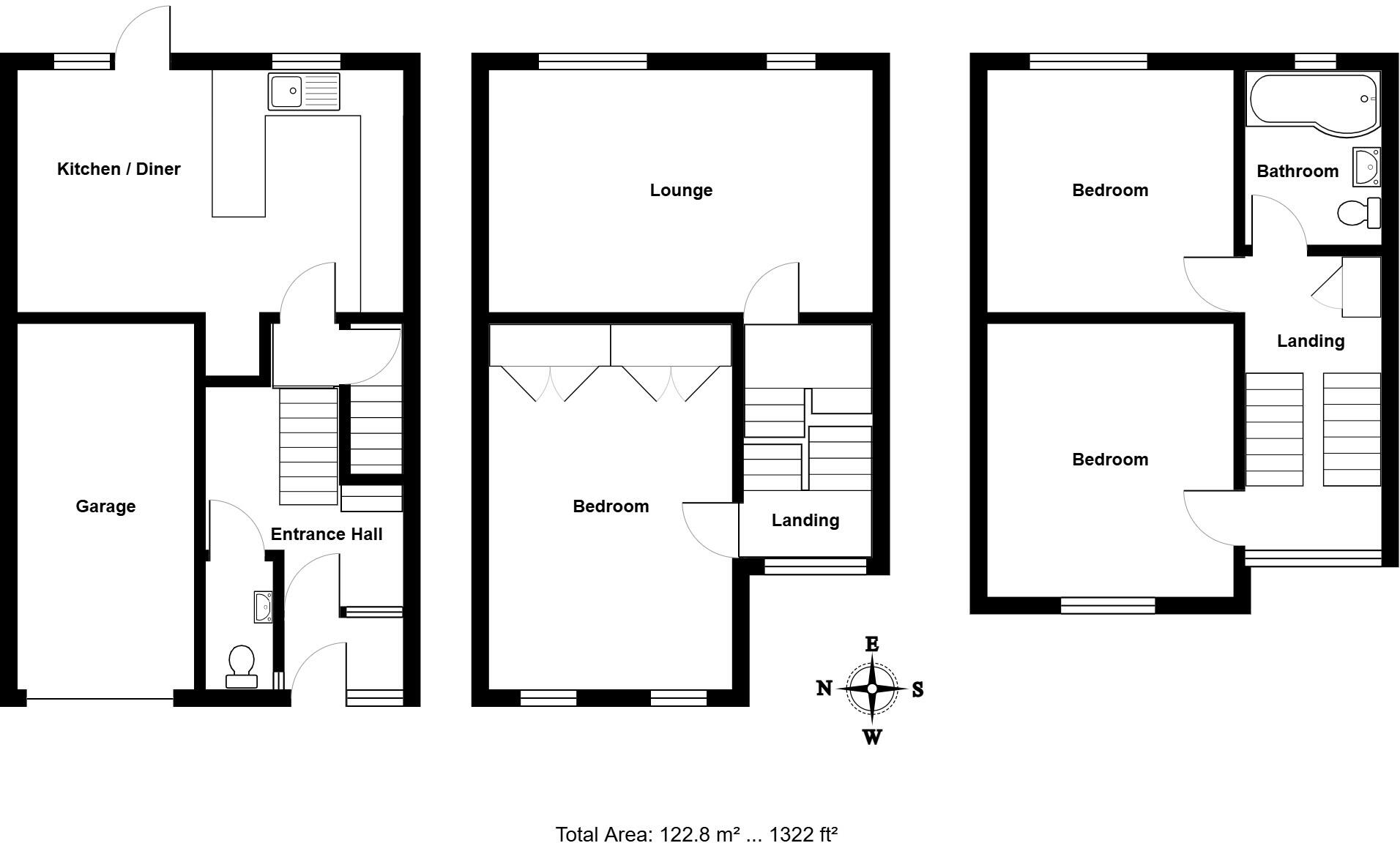 Brecon Close, Ipswich, Suffolk floorplan