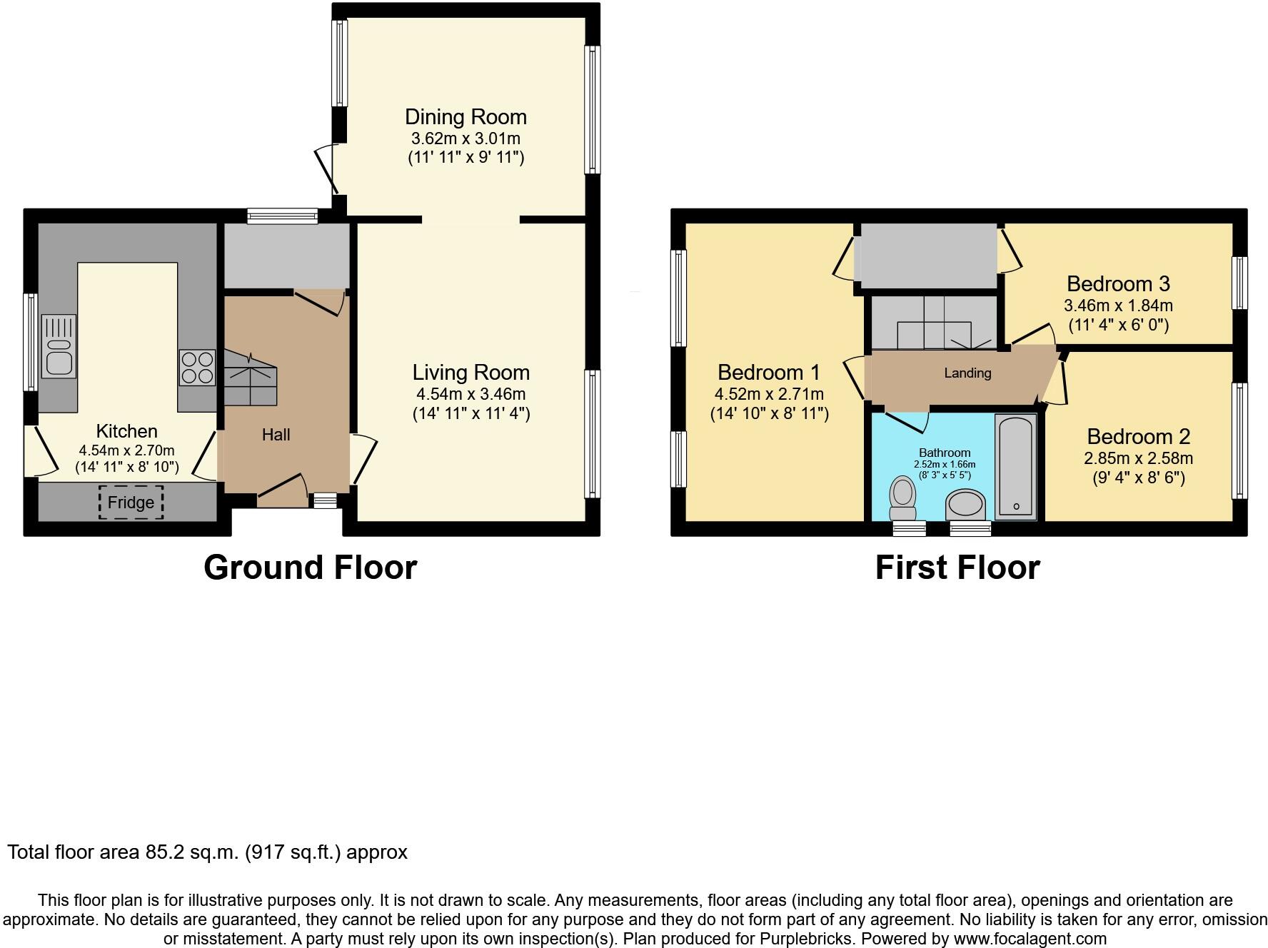 Brunswick Close, Eastleigh, SO50 floorplan