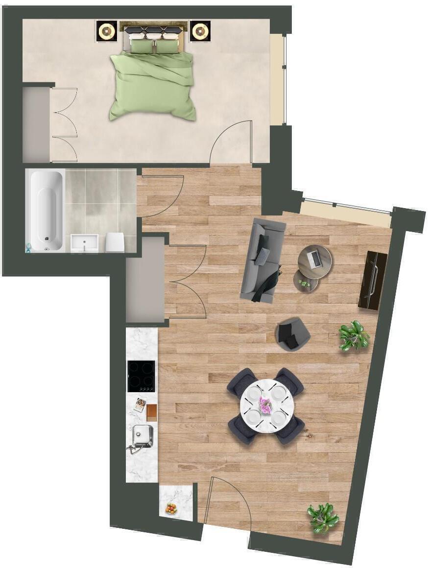 McEwan Walk, Fountainbridge, Edinburgh floorplan