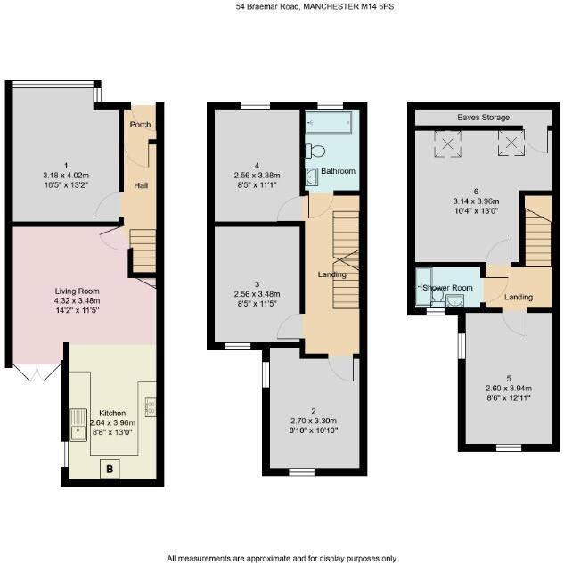 Braemar Road, Fallowfield, Manchester, M14 floorplan