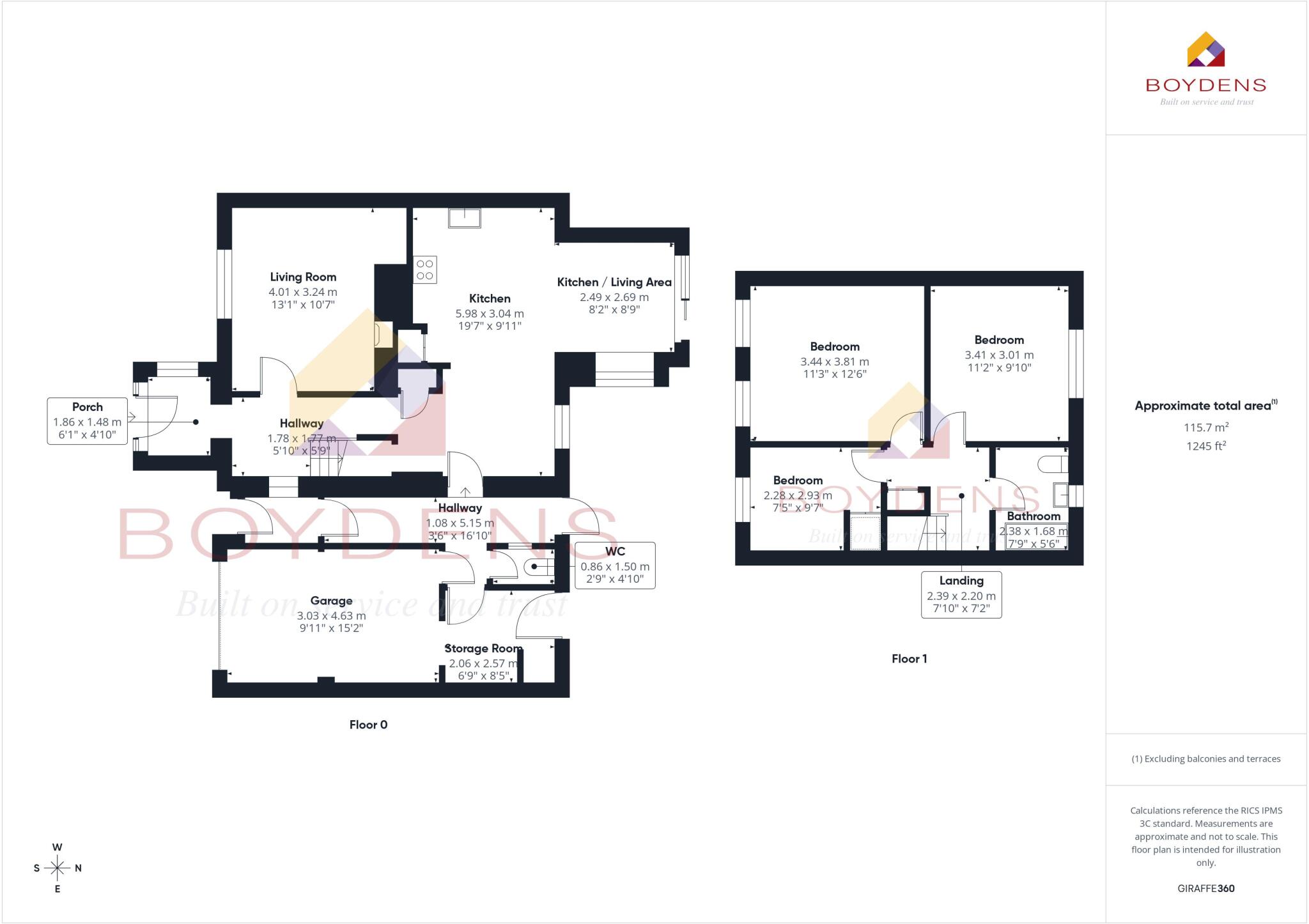 Bradbrook Cottages, West Bergholt floorplan