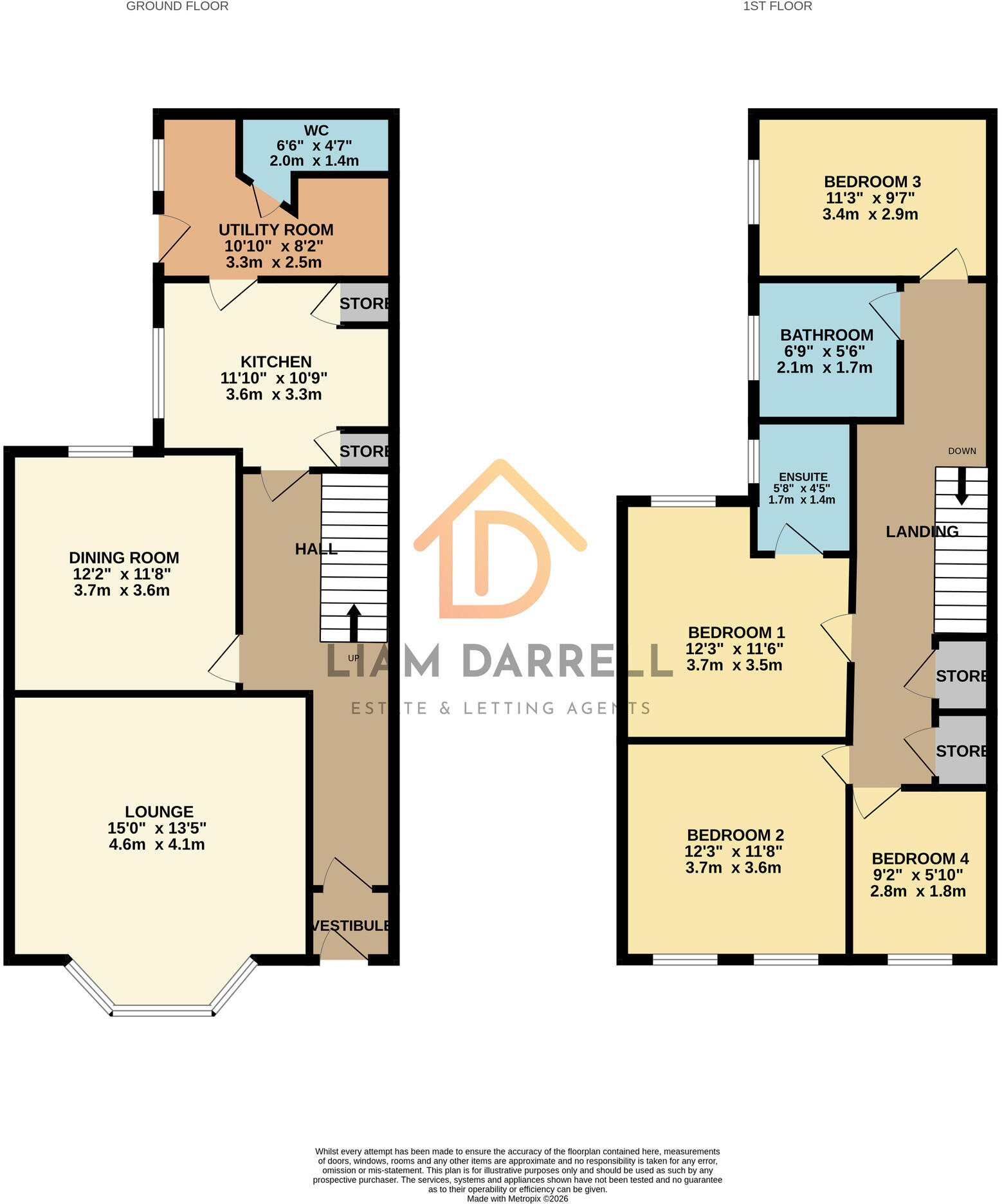 Grange Avenue, Scarborough, North Yorkshire floorplan