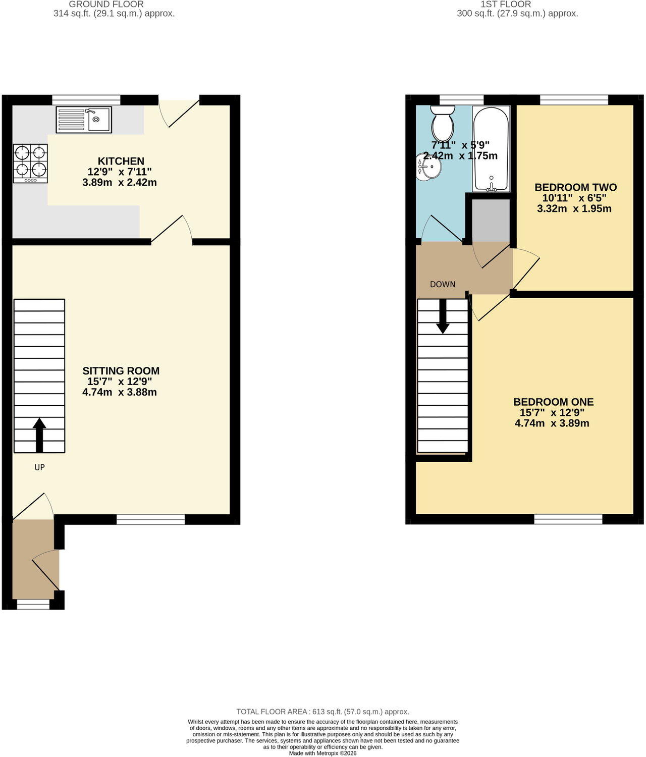 48, Sheridan Walk, Worlingham, Beccles, NR34 7AS floorplan