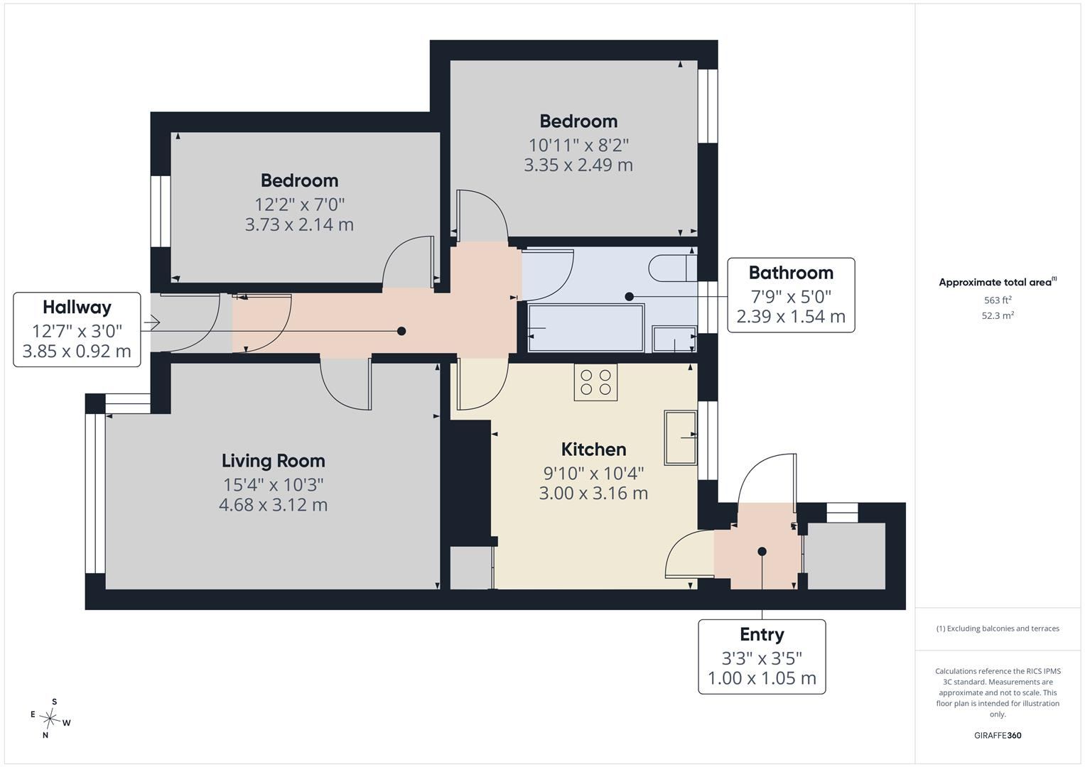 Balkwell Avenue, North Shields floorplan