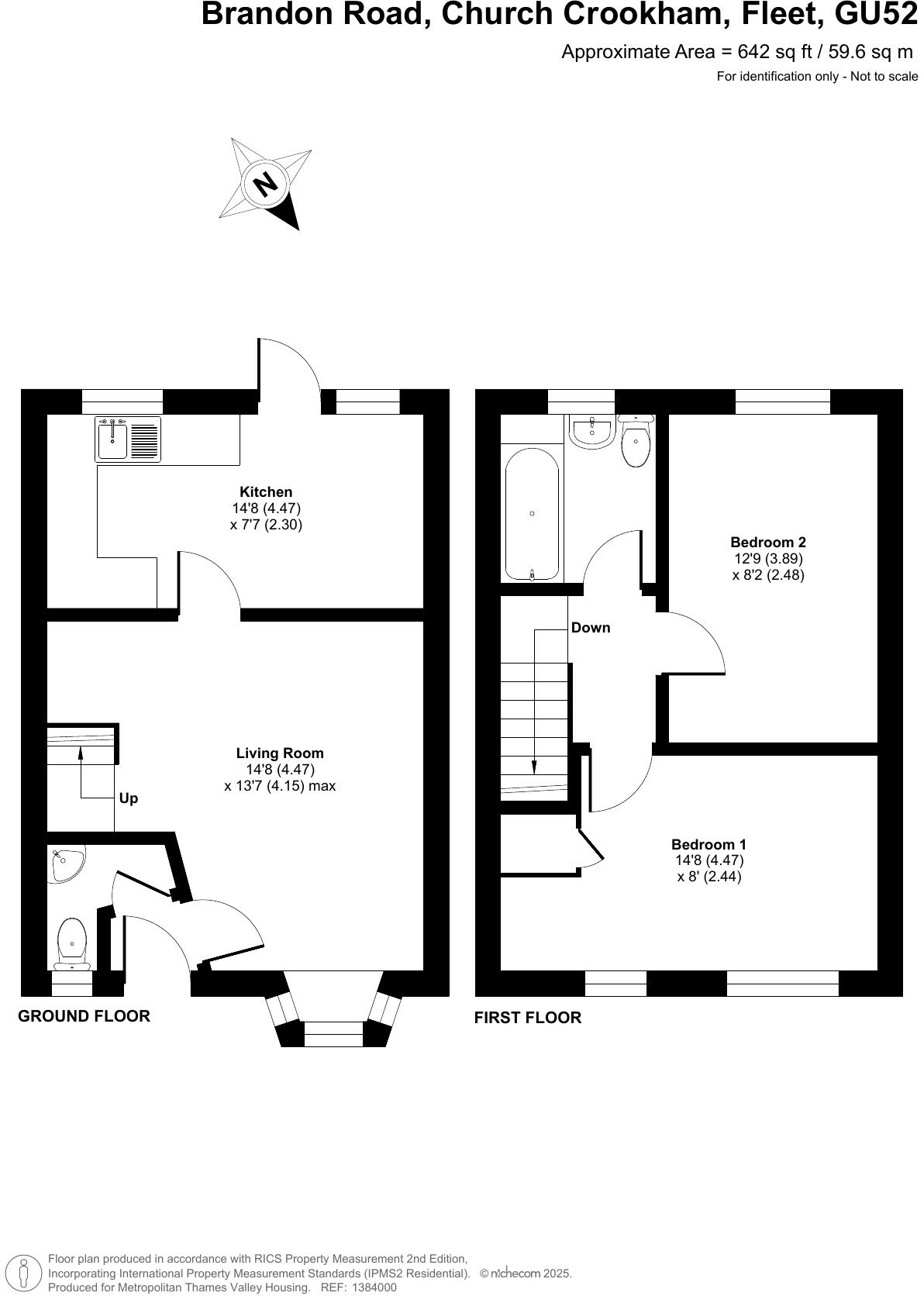 Brandon Road, Fleet, Hampshire, GU52 floorplan