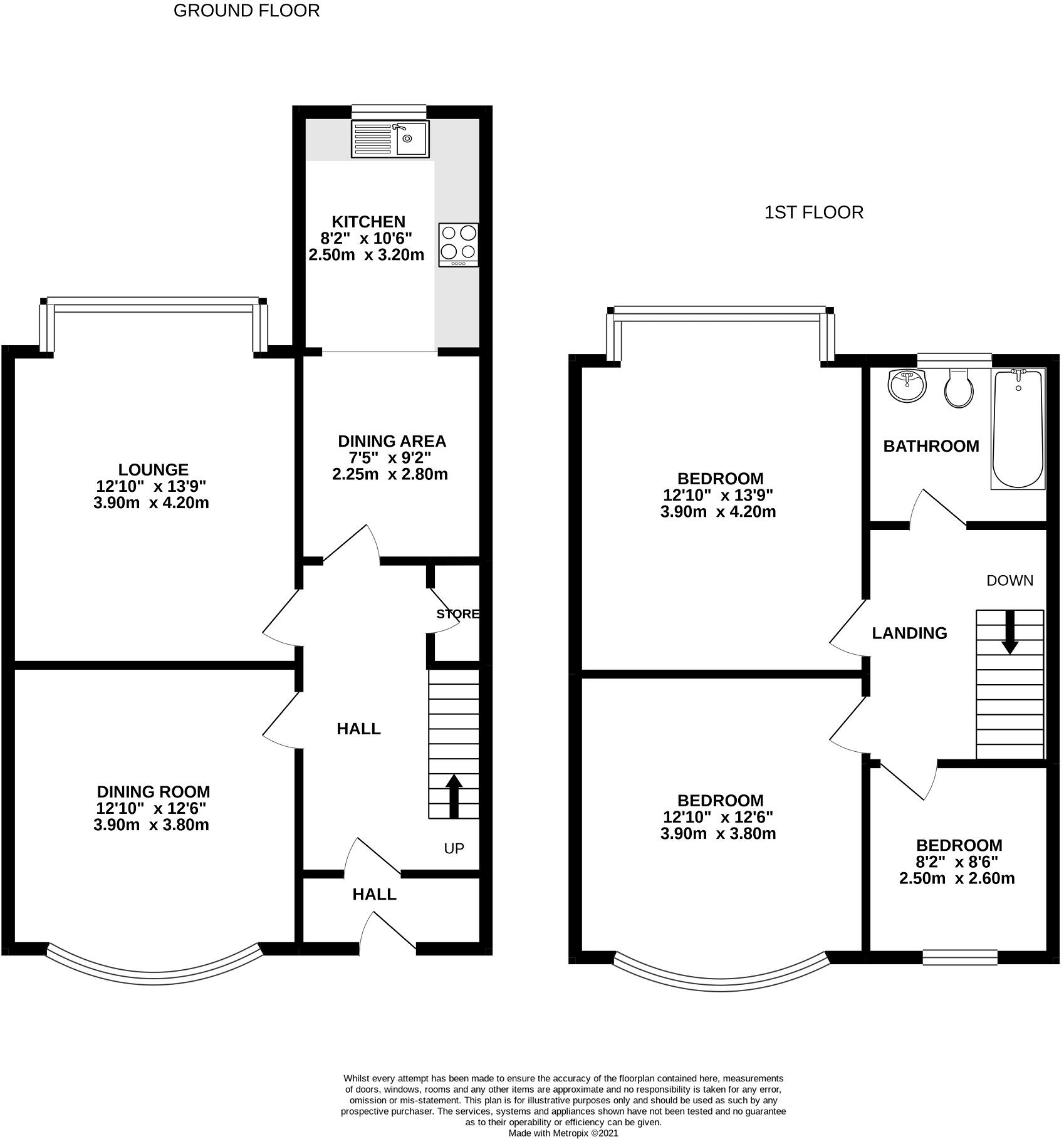 St Johns Road, Old Trafford, Manchester, M16 floorplan