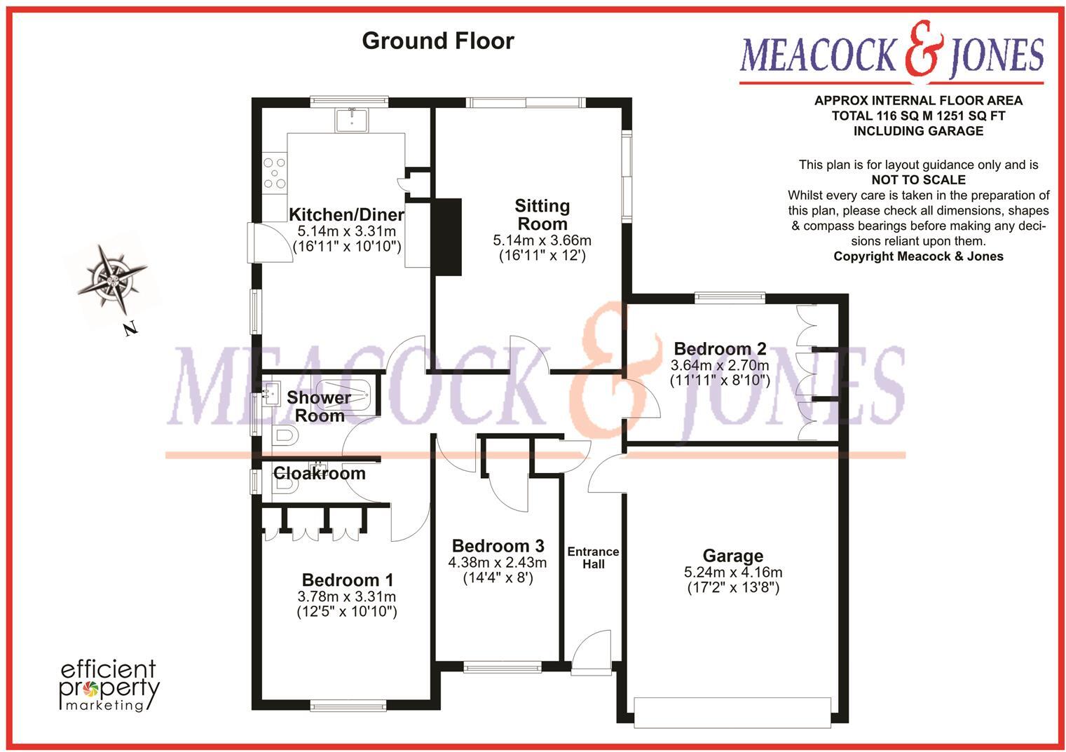 Long Meadow, Hutton, Brentwood floorplan
