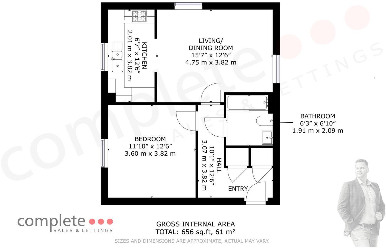 Oakley Court, Oakley Drive, Warwick floorplan