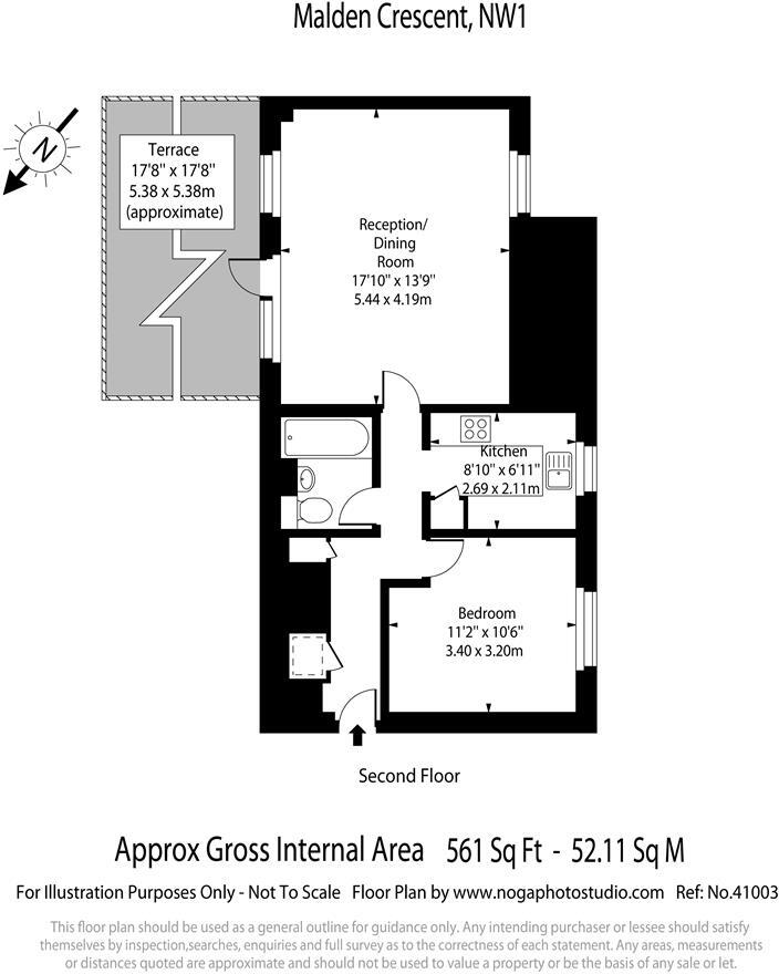 Malden Crescent, Chalk Farm, London floorplan