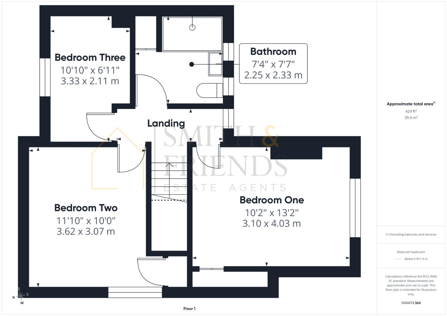 Benmore Road, Rossmere, Hartlepool floorplan