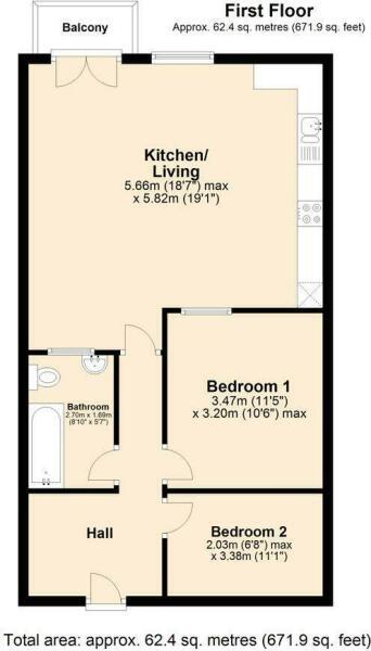 Hebble End, Hebden Bridge, West Yorkshire, HX7 floorplan