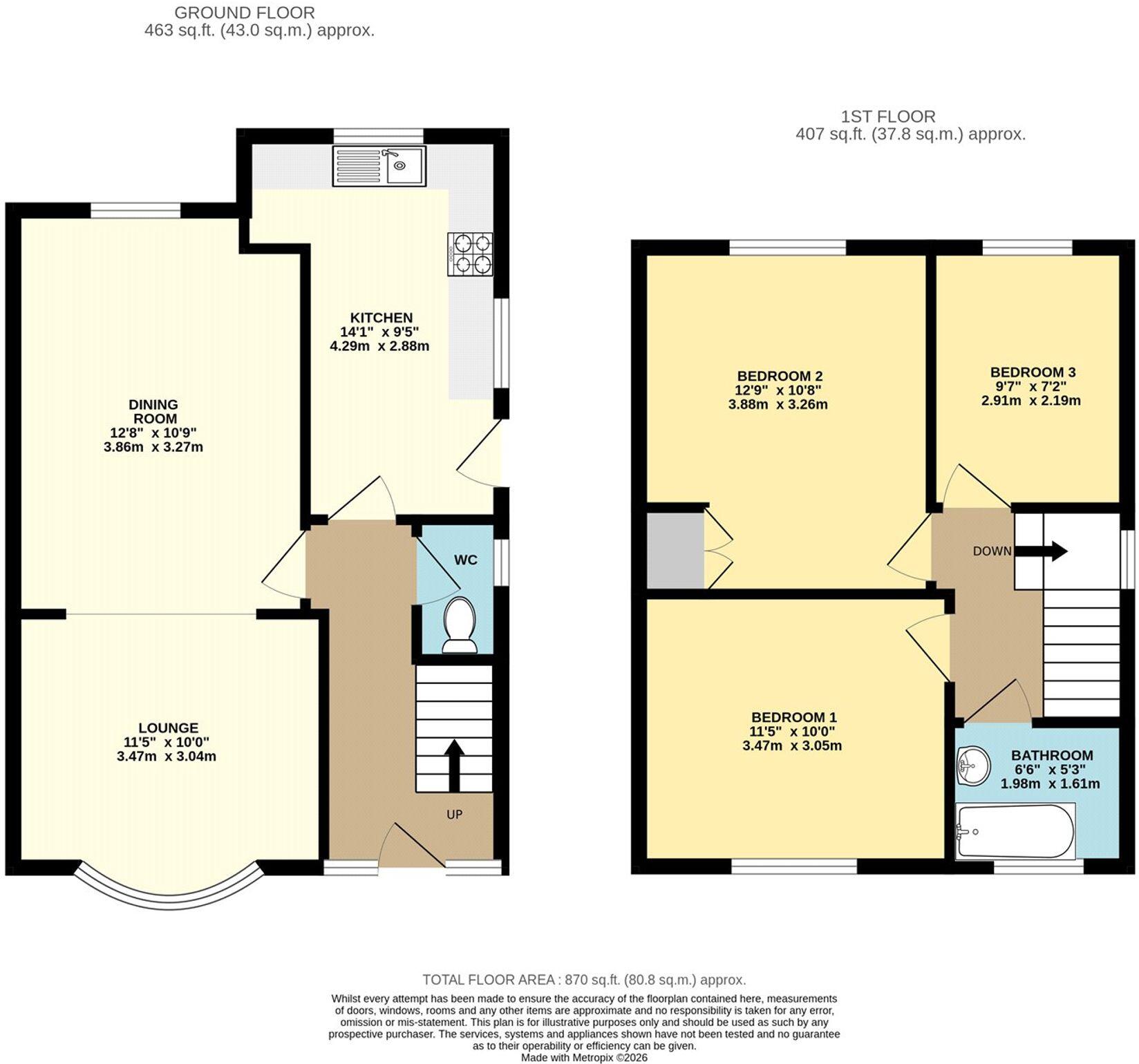 Lichfield Road, Grimsby, DN32 floorplan