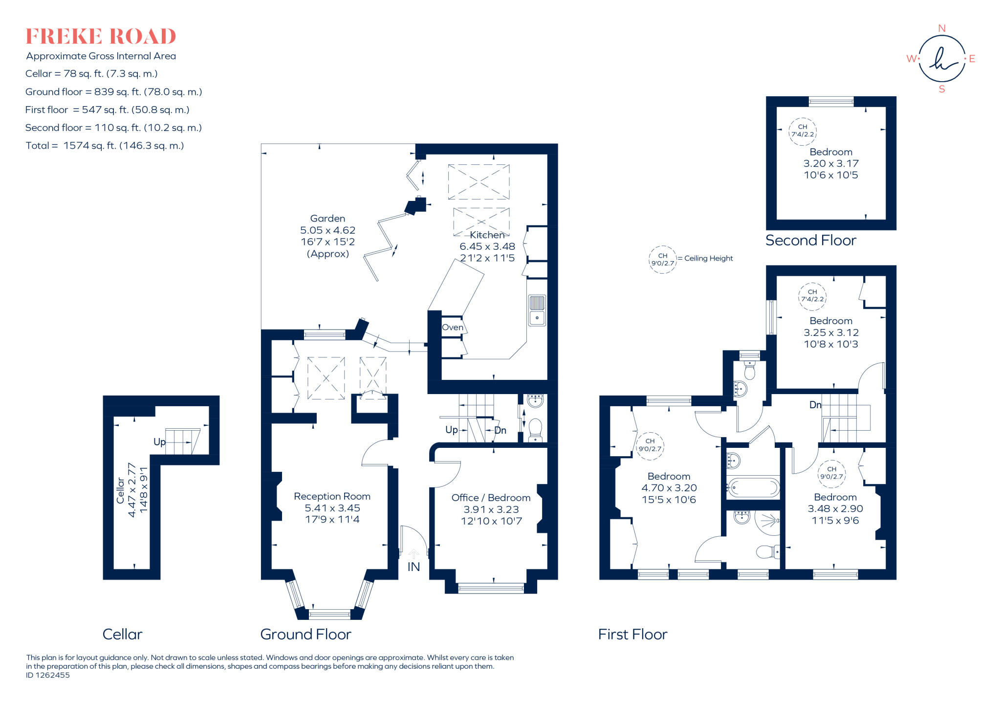 Freke Road, London, SW11 floorplan