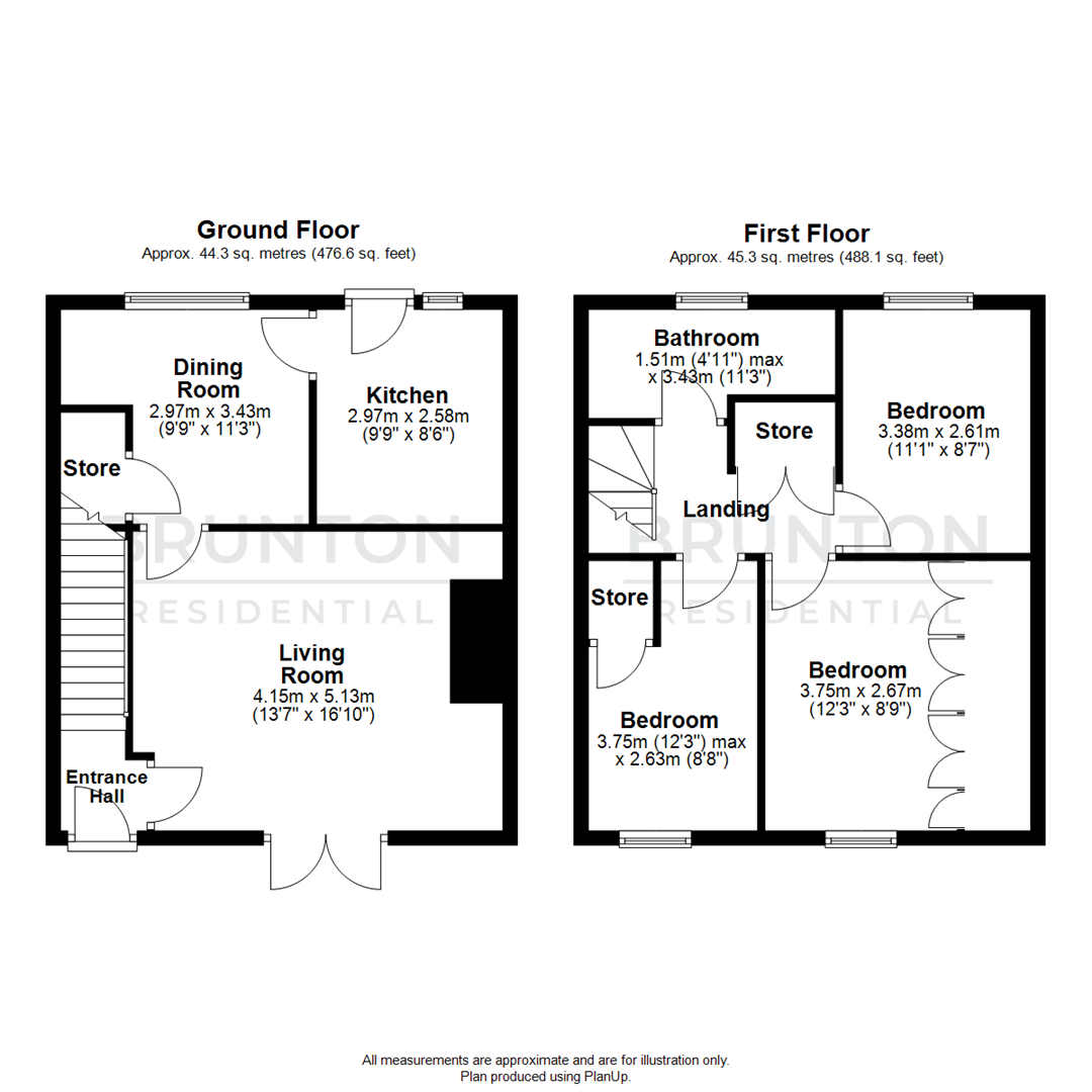 Gladstone Street, Morpeth, NE61 floorplan