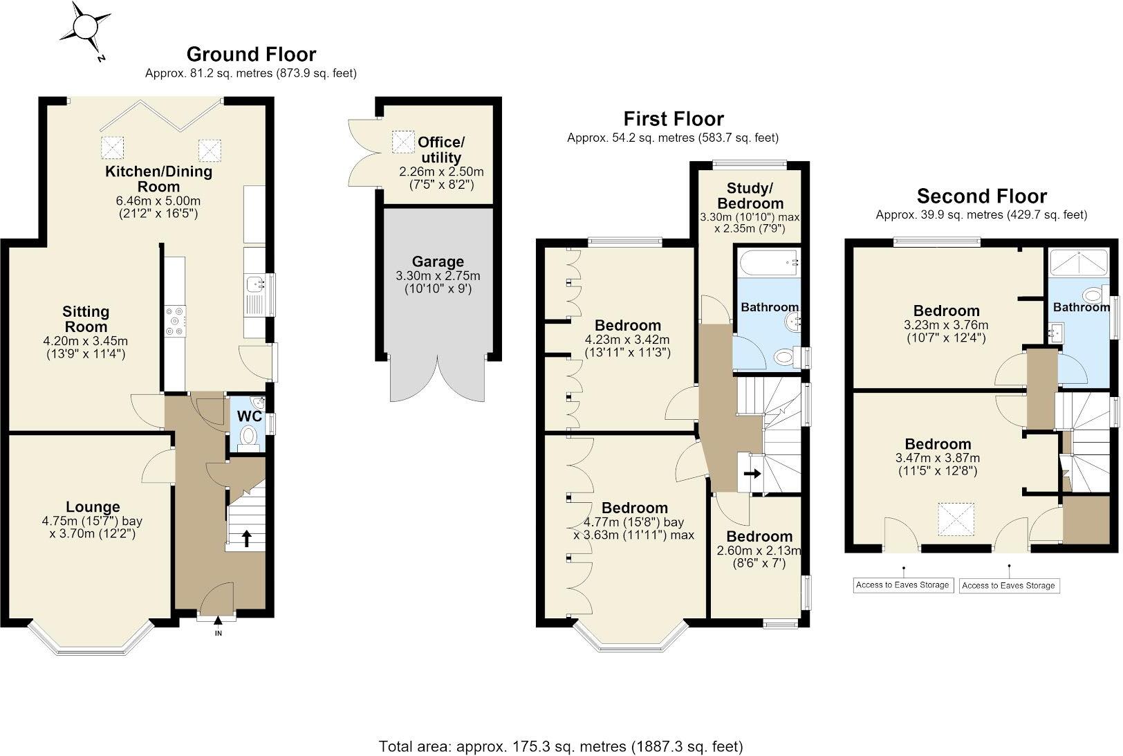 Sandhill Oval, Alwoodley, Leeds, LS17 floorplan