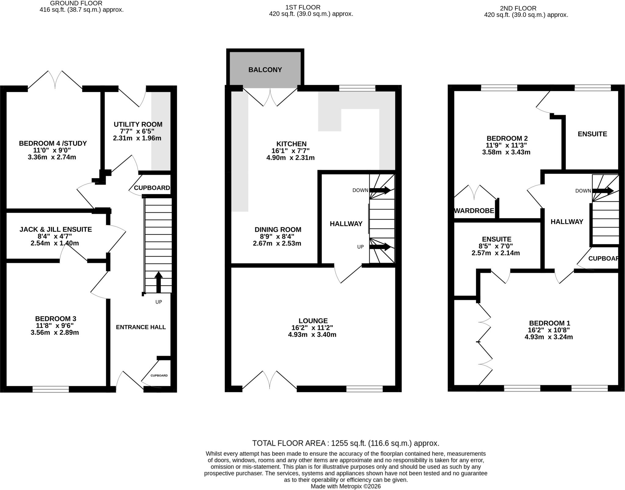 High Royds Drive, Menston, Ilkley, West Yorkshire, LS29 floorplan