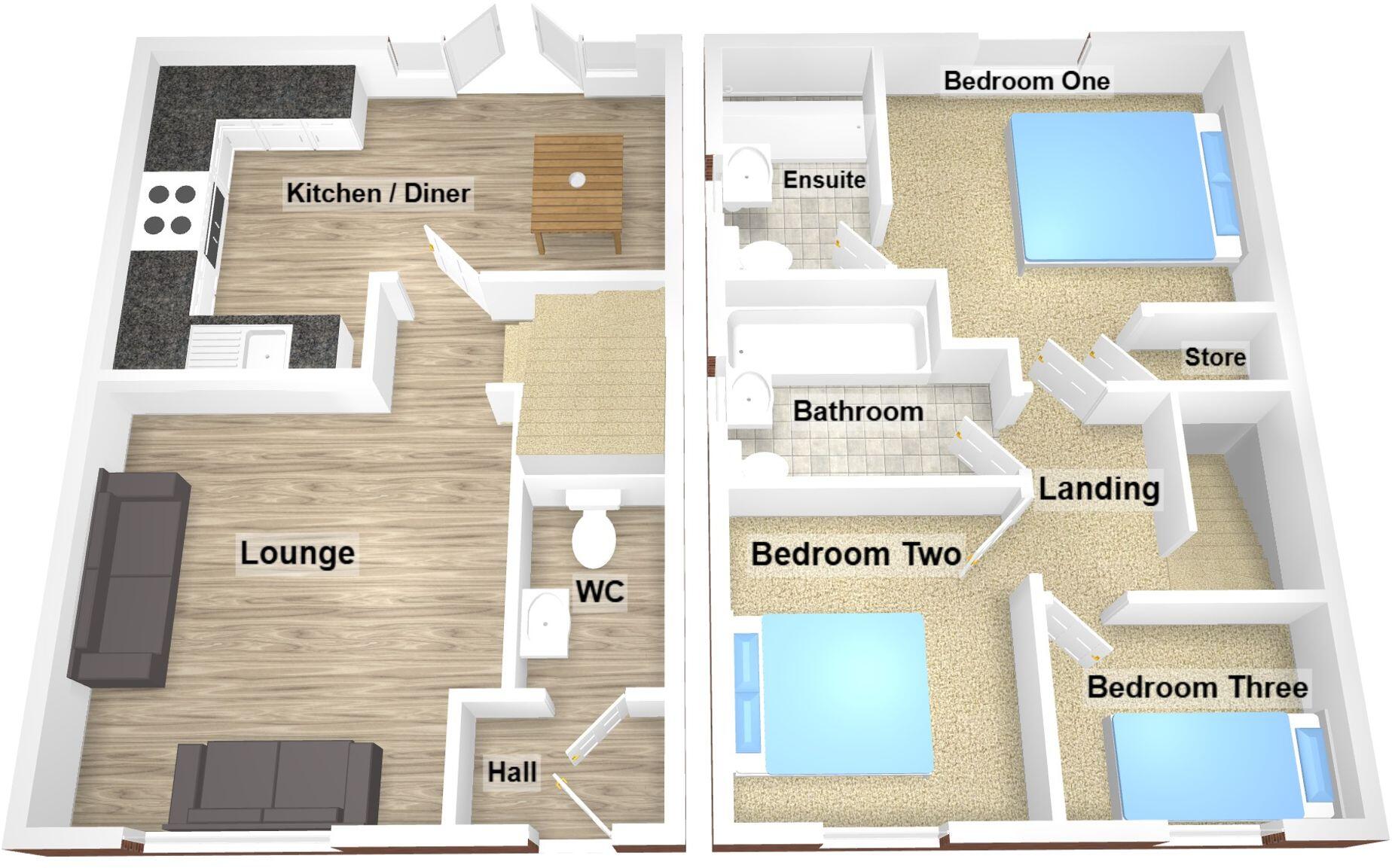 Arkwright Way, Swinton, M27 floorplan