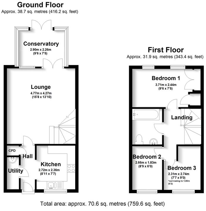Brand Road, Honiton floorplan