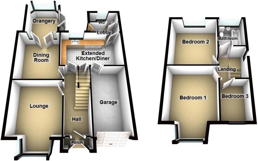 Orchard Grove, Aldridge floorplan