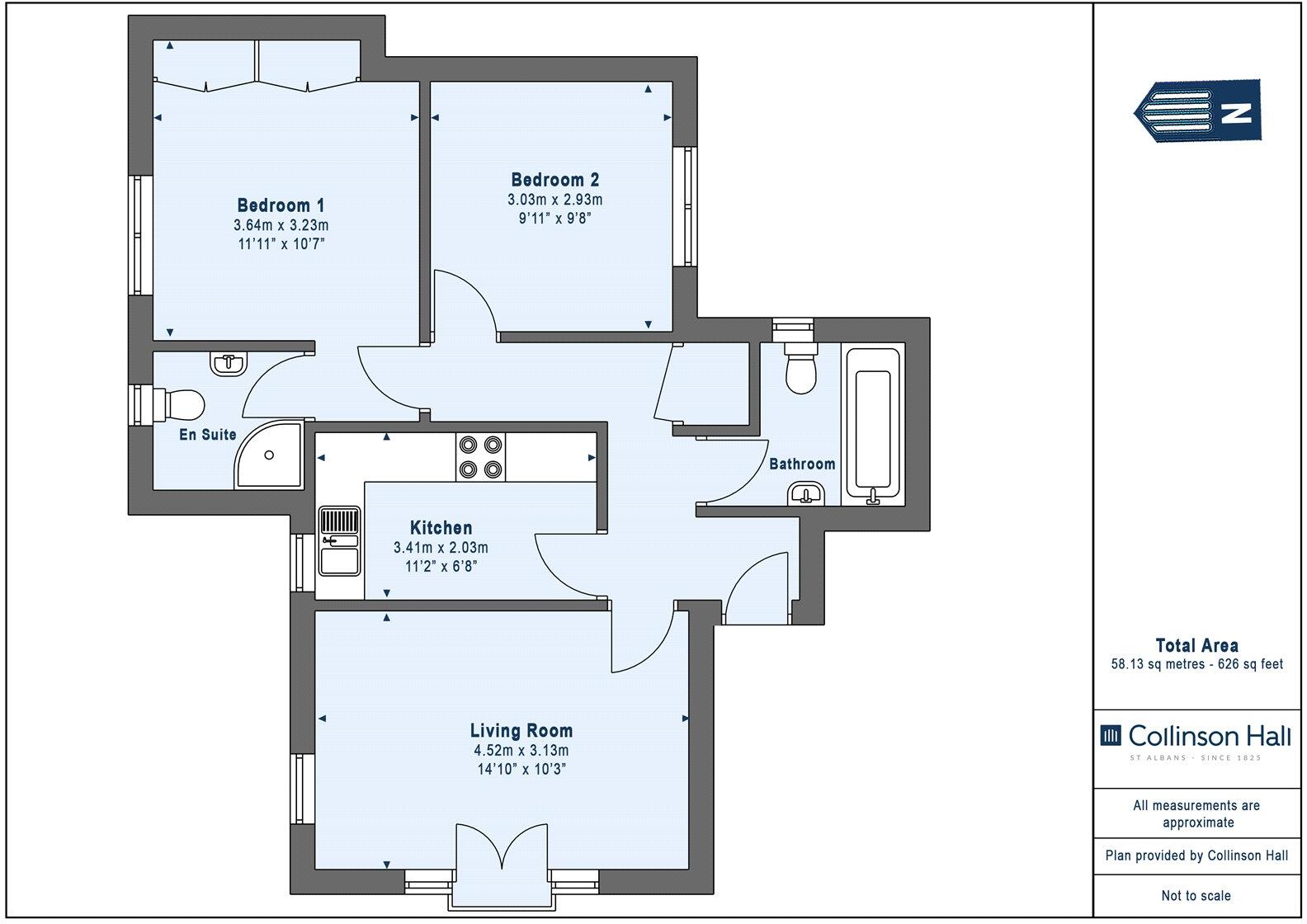 Hillside Road, St. Albans, Hertfordshire, AL1 floorplan