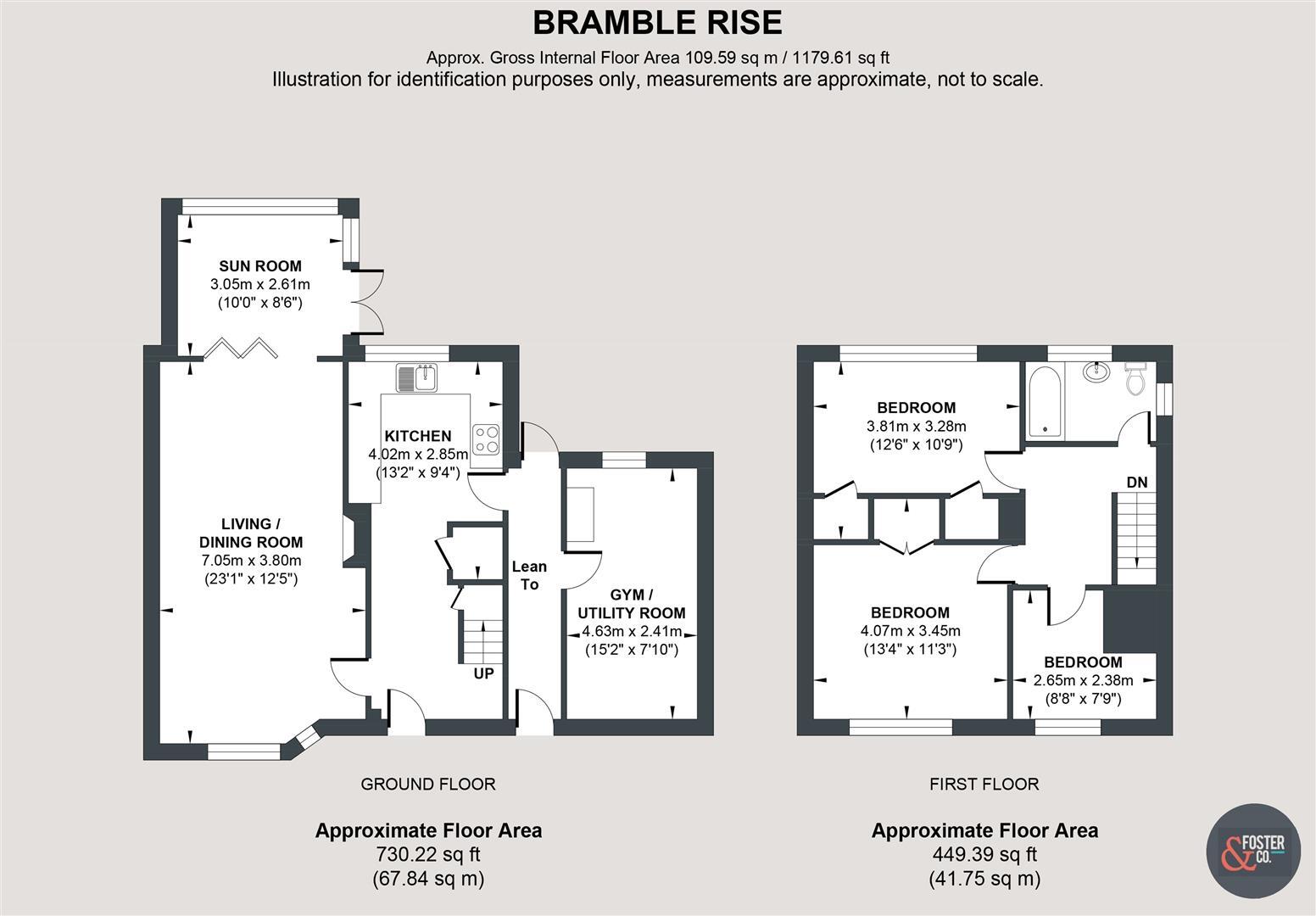 Bramble Rise, Brighton floorplan