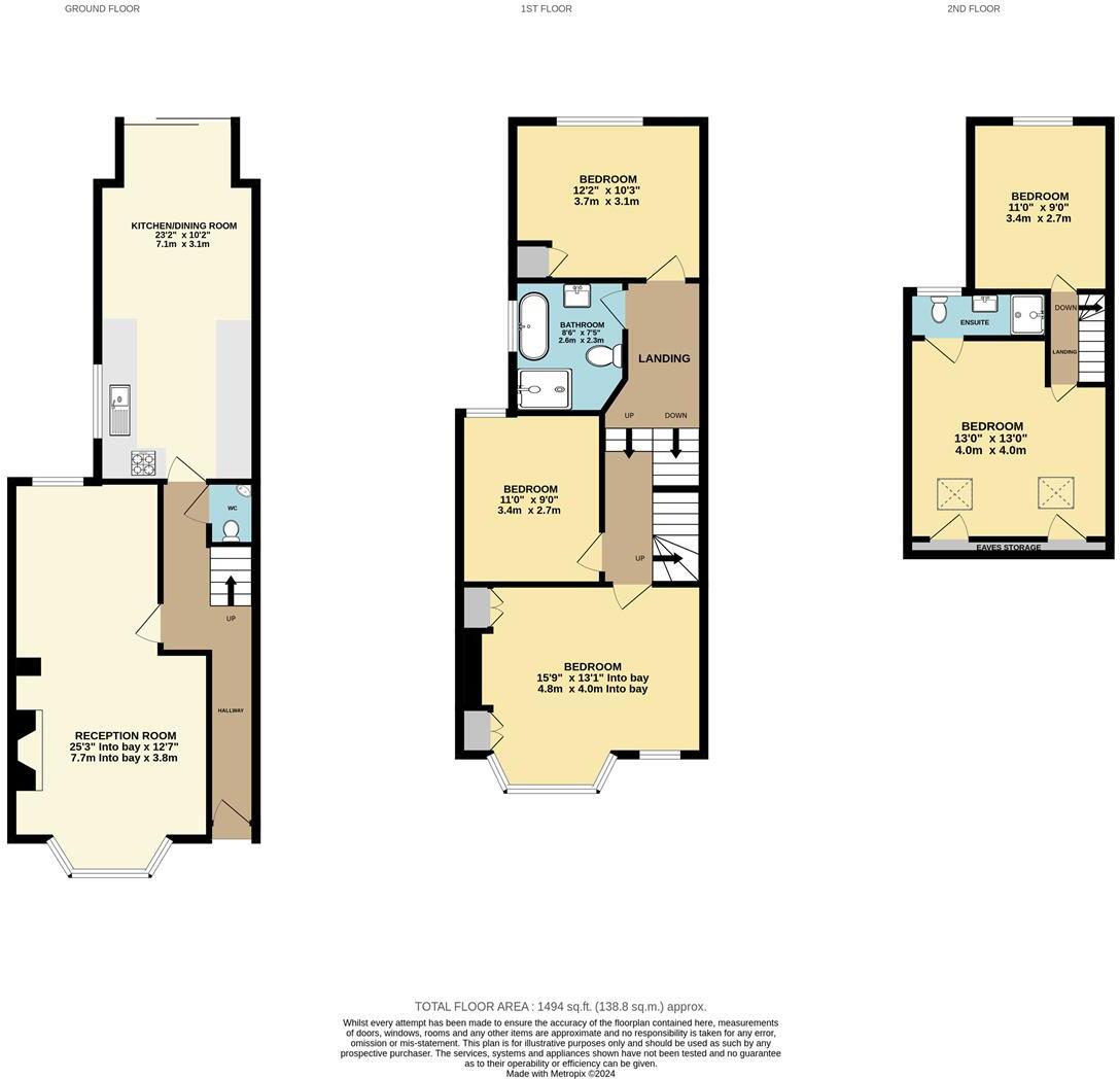 Gordon Road, Wanstead floorplan