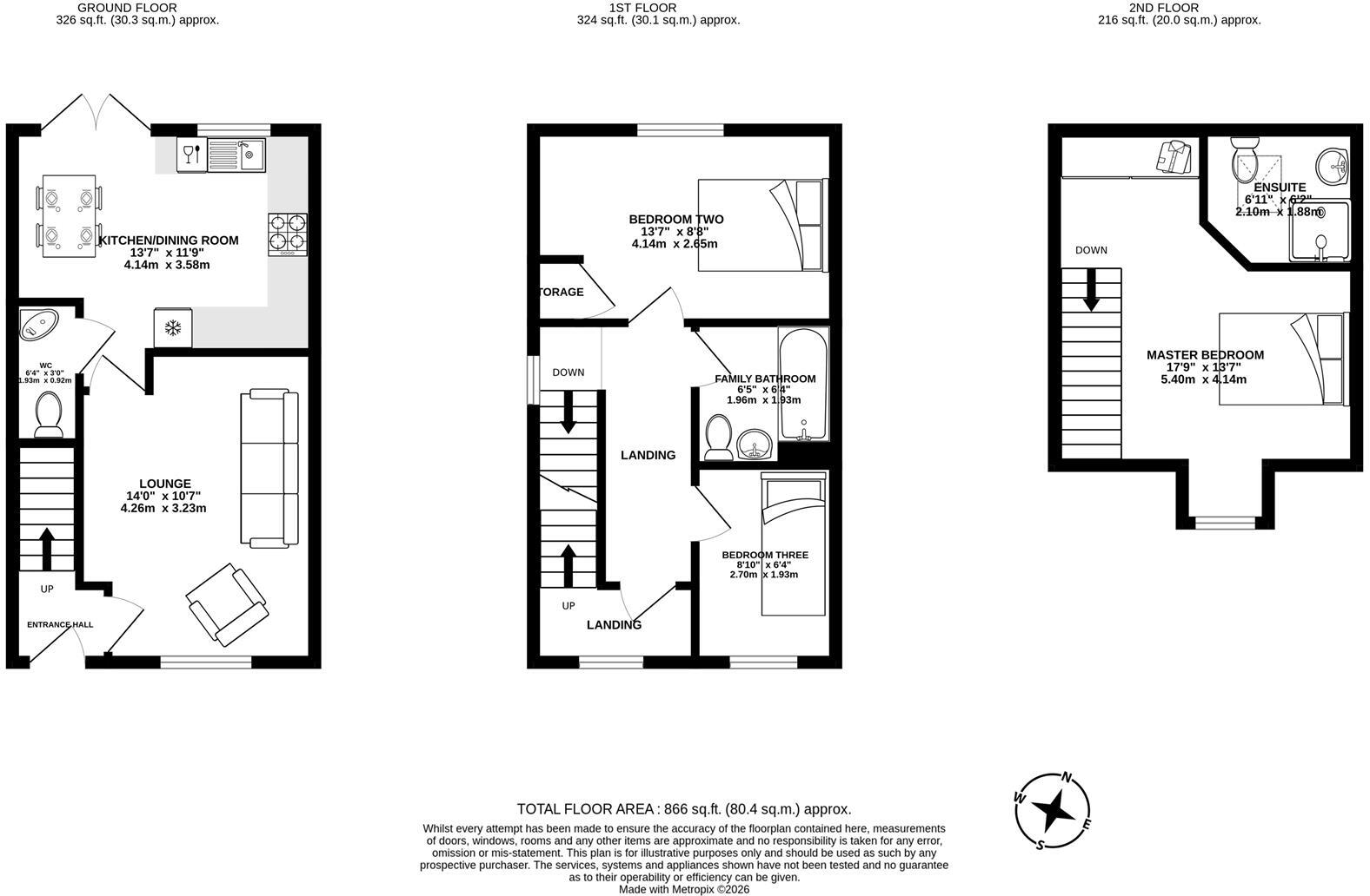 Pennington Drive, Farington Moss, Leyland floorplan