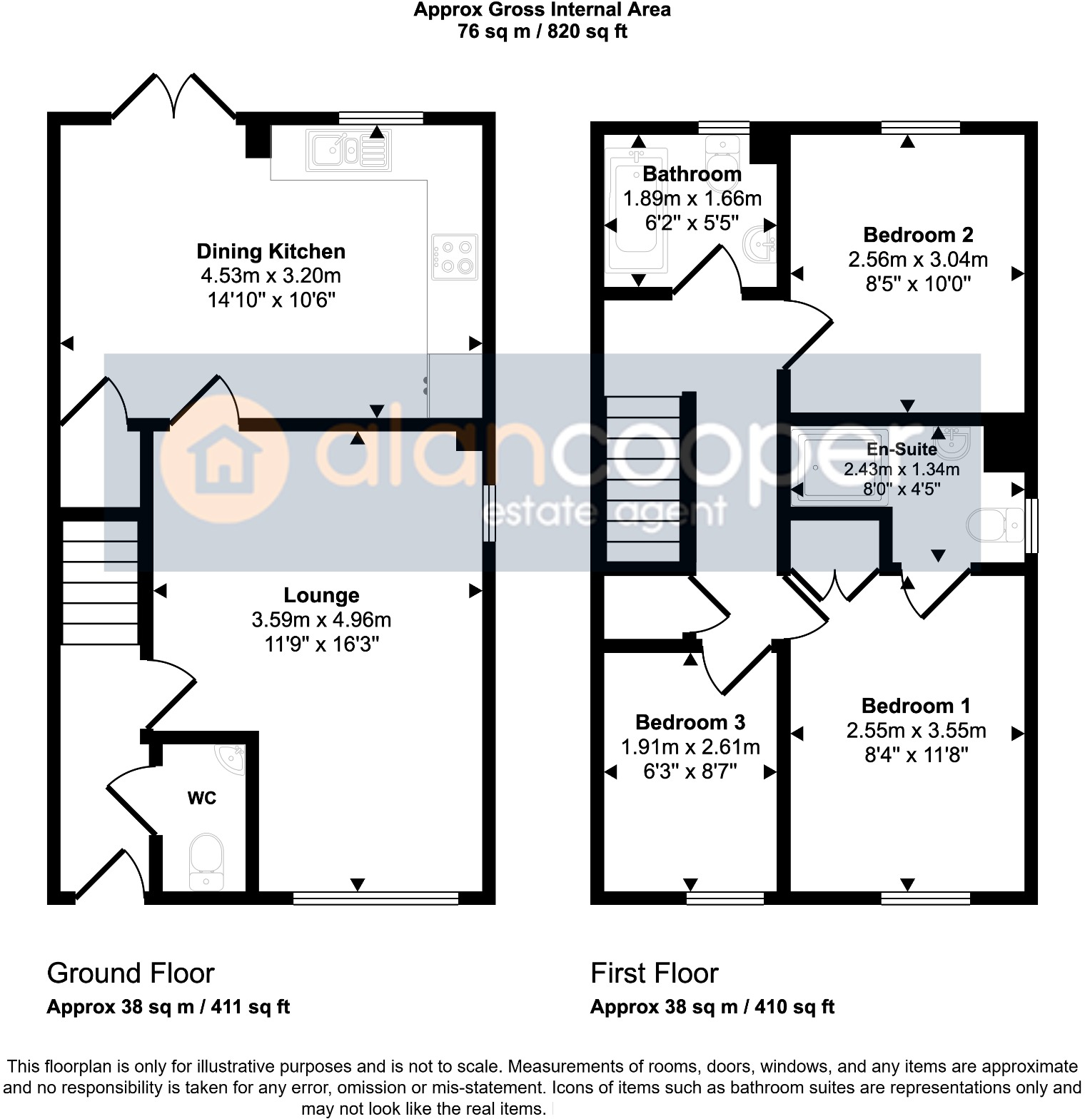 Twill Close, Nuneaton, CV11 6DD floorplan