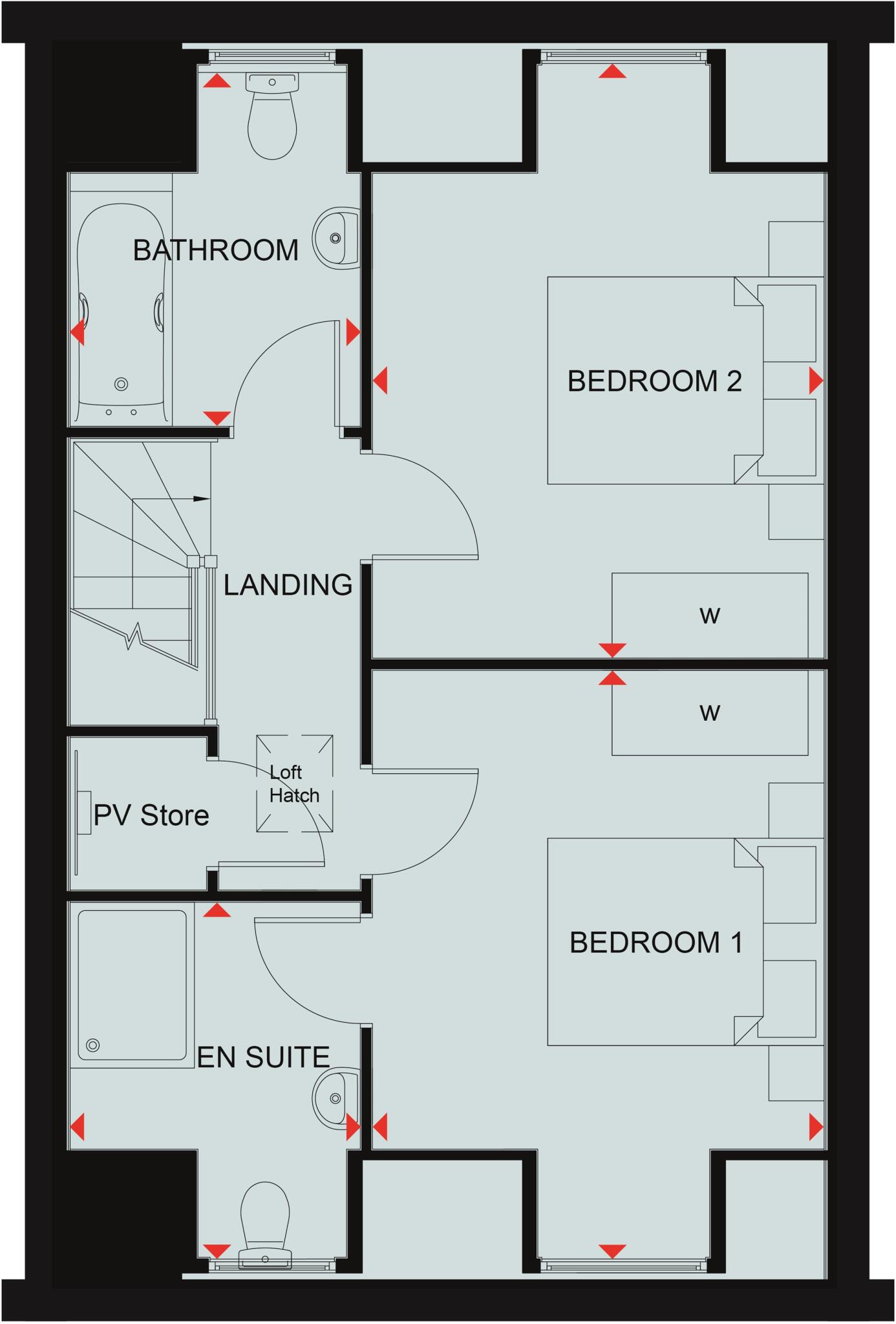 Meadow Hill, 
Hexham Road, 
NE15 floorplan
