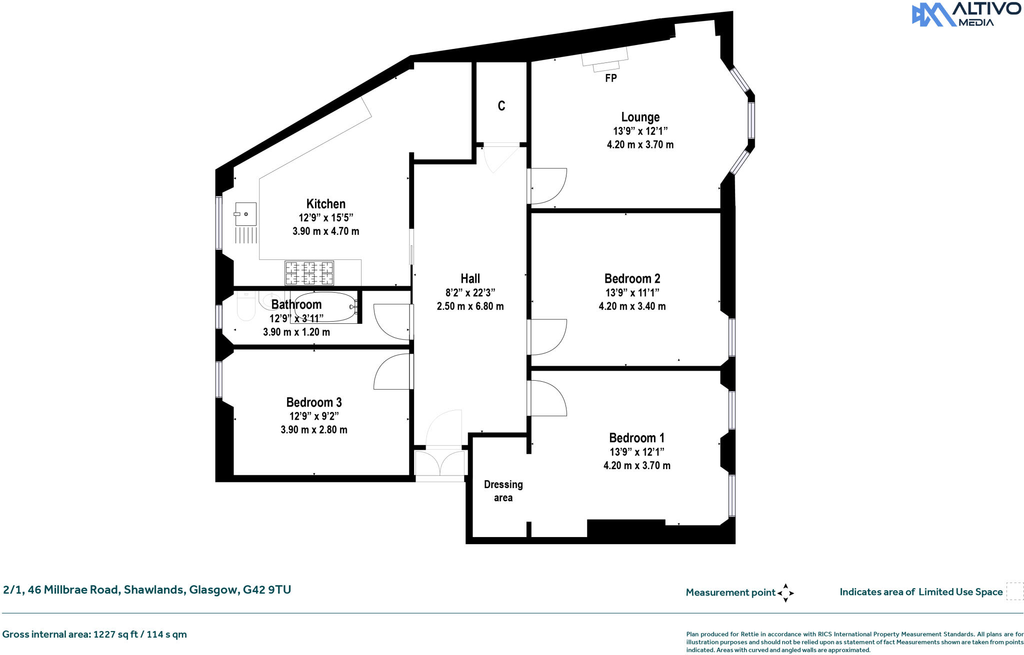 Millbrae Road, Langside, Glasgow floorplan